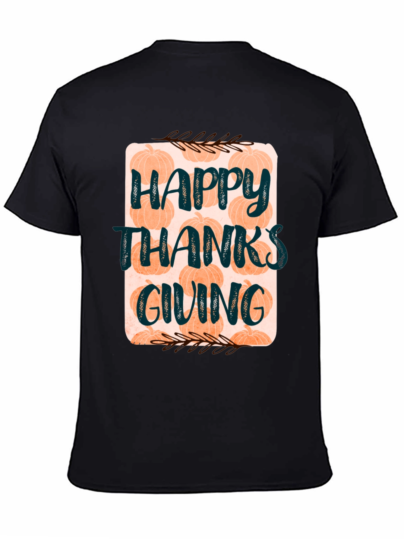 Happy Thanksgiving Pumpkin Graphic Tee