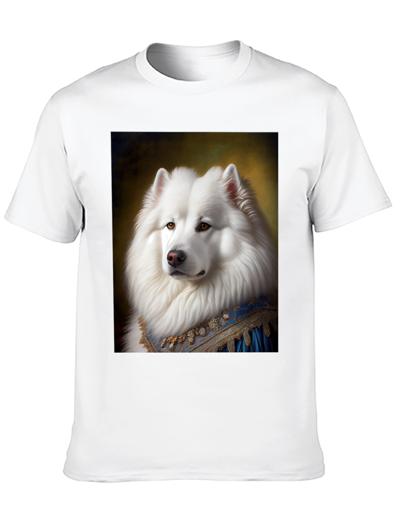 Regal Samoyed Dog Portrait T-Shirt