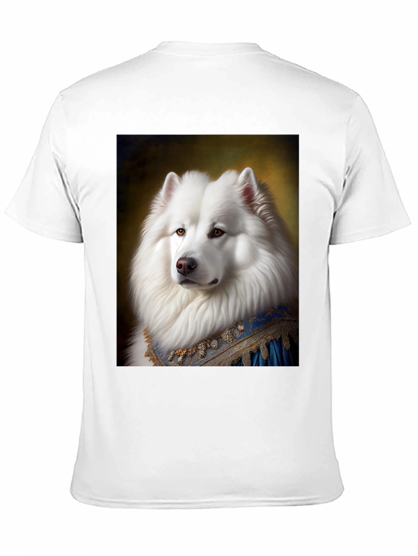 Regal Samoyed Dog Portrait T-Shirt