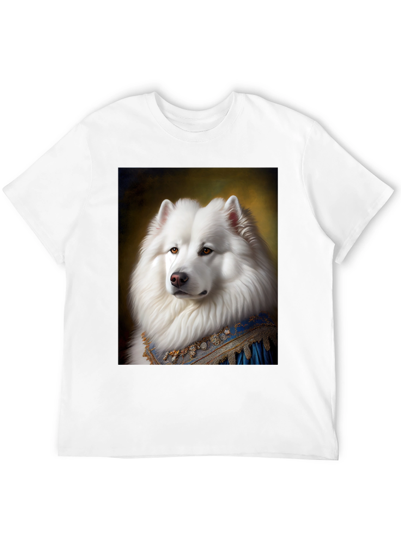 Regal Samoyed Dog Portrait T-Shirt
