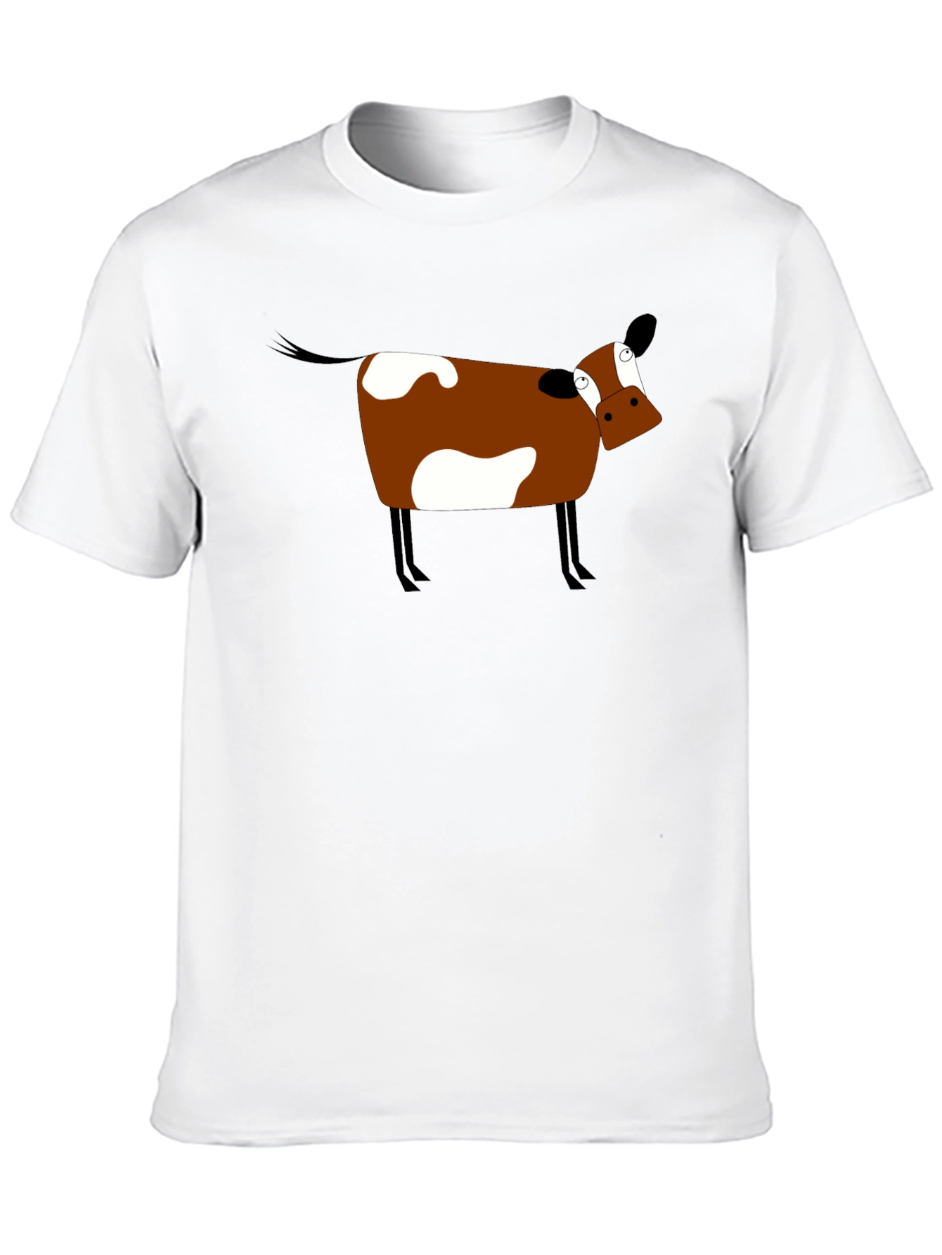 Cow Cartoon T-Shirt - Funny Graphic Tee
