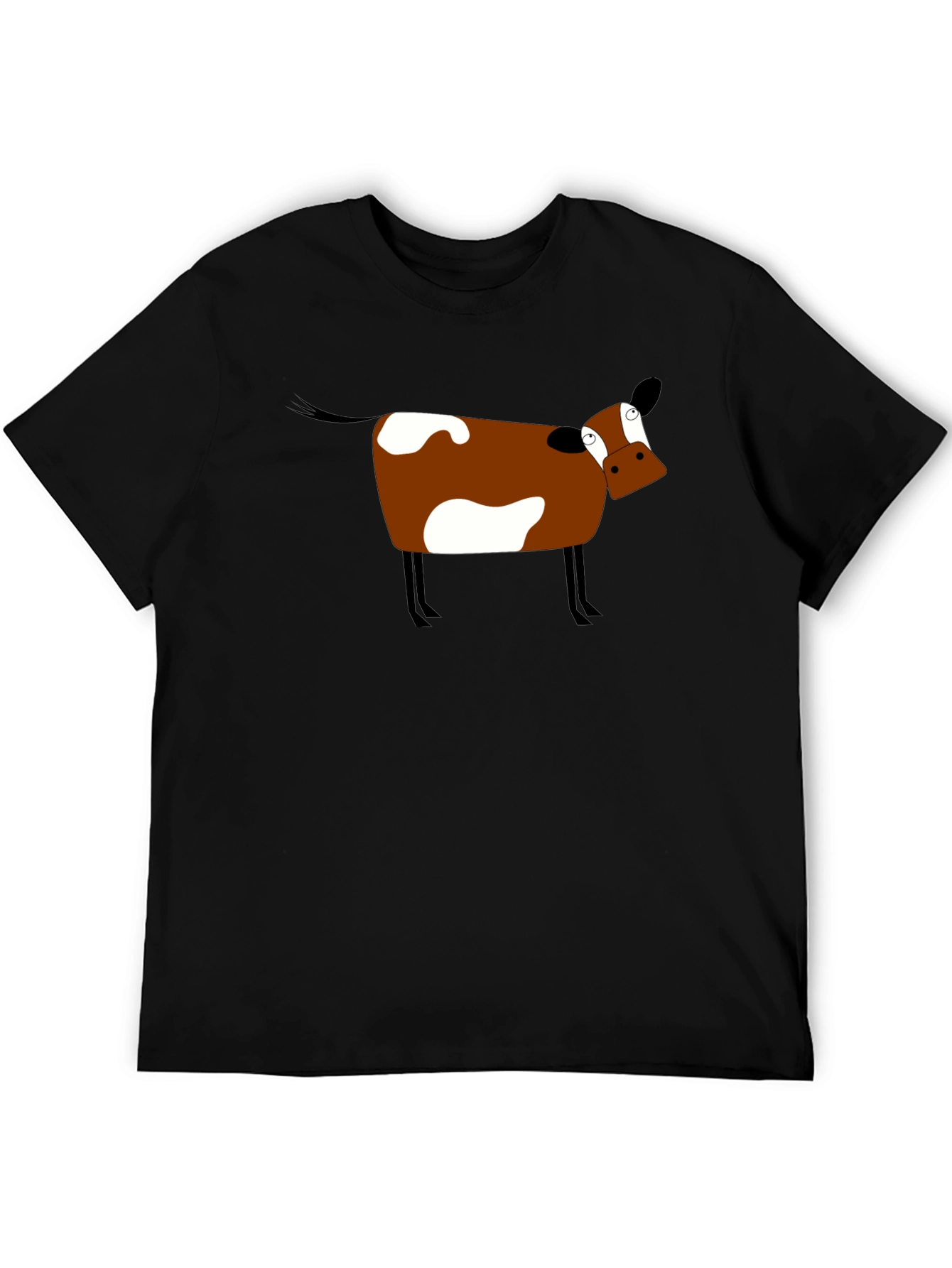 Cow Cartoon T-Shirt - Funny Graphic Tee