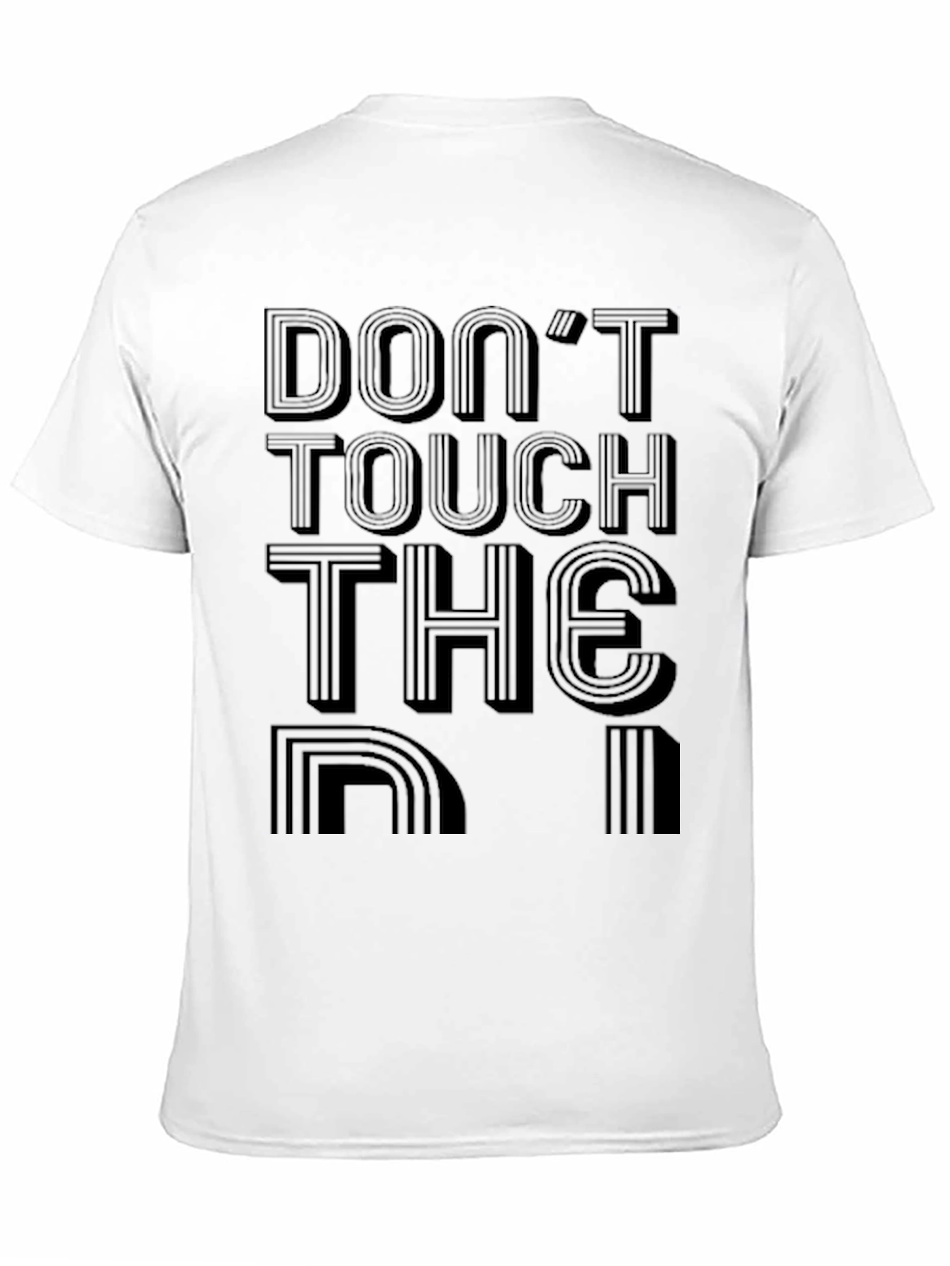 Dont Touch The Retro Graphic Tee