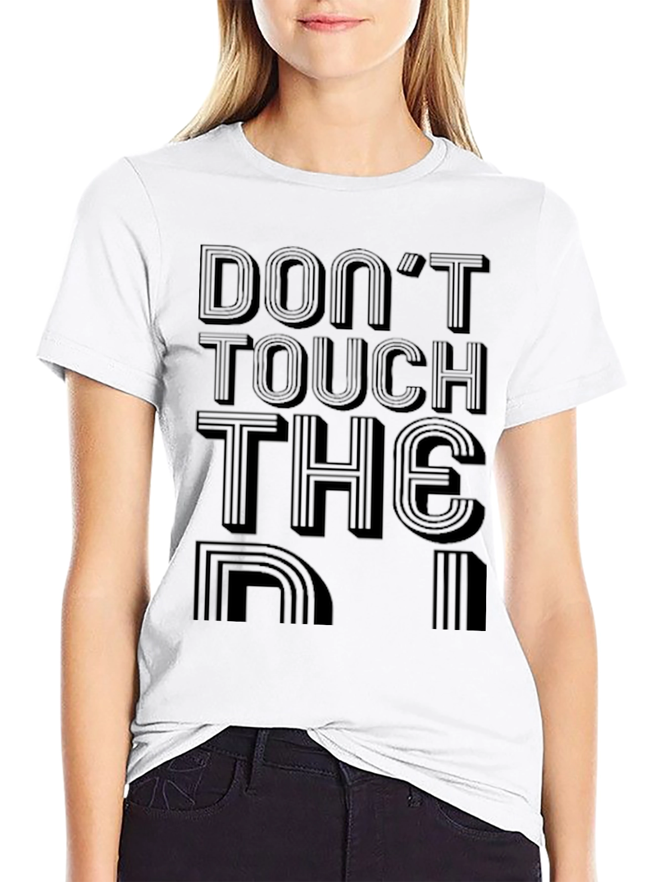 Dont Touch The Retro Graphic Tee