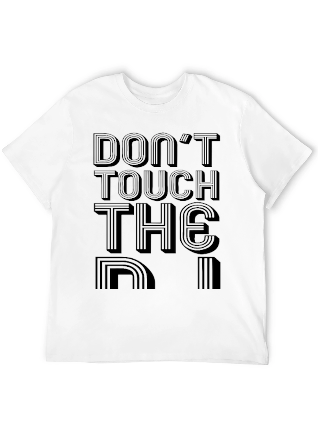 Dont Touch The Retro Graphic Tee