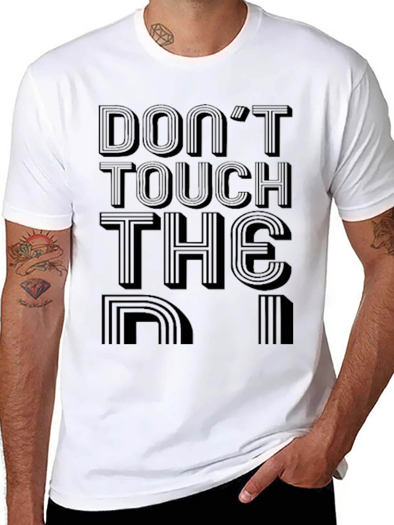 Dont Touch The Retro Graphic Tee
