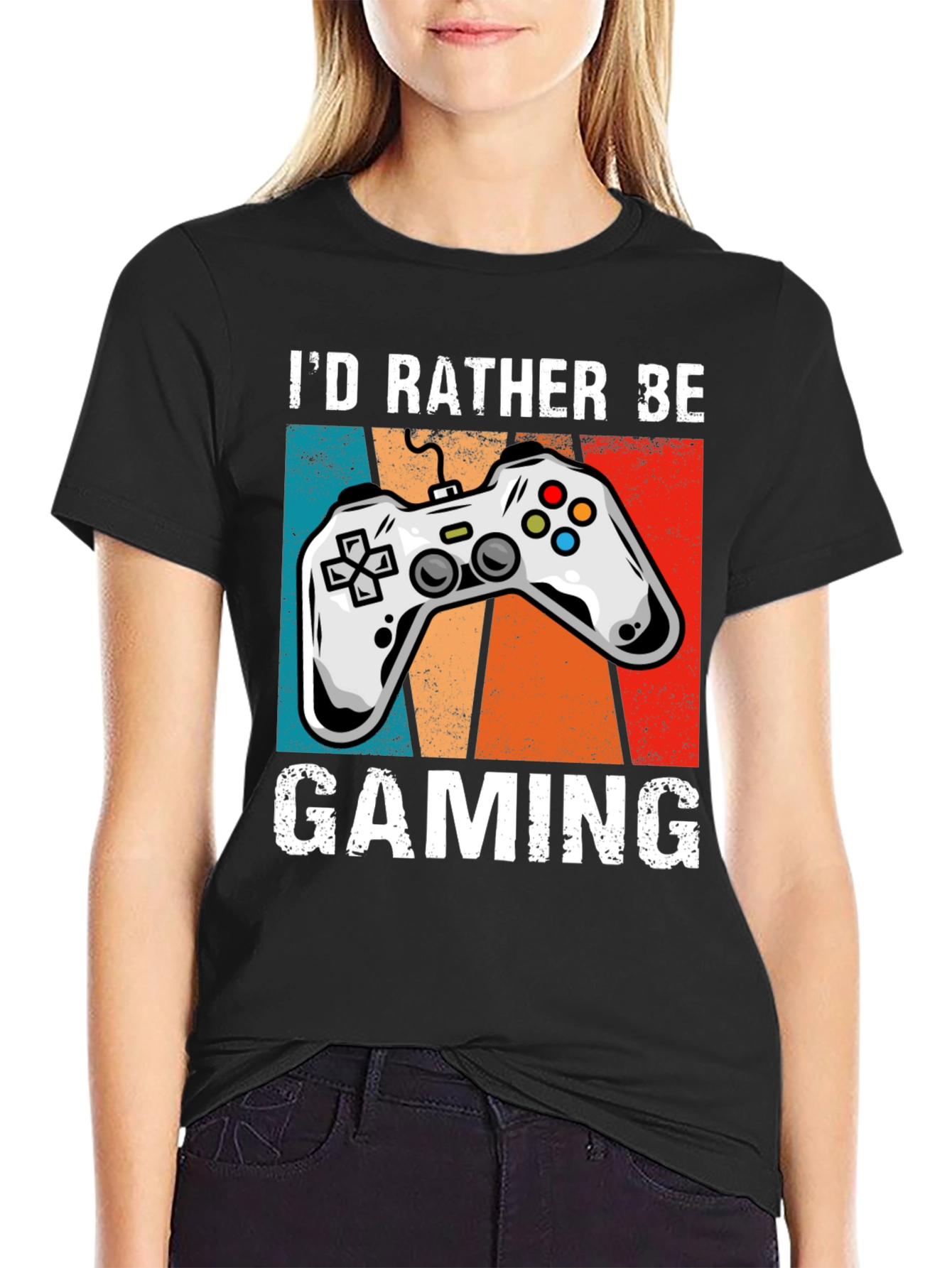 Id Rather Be Gaming T-Shirt - Gamer Tee