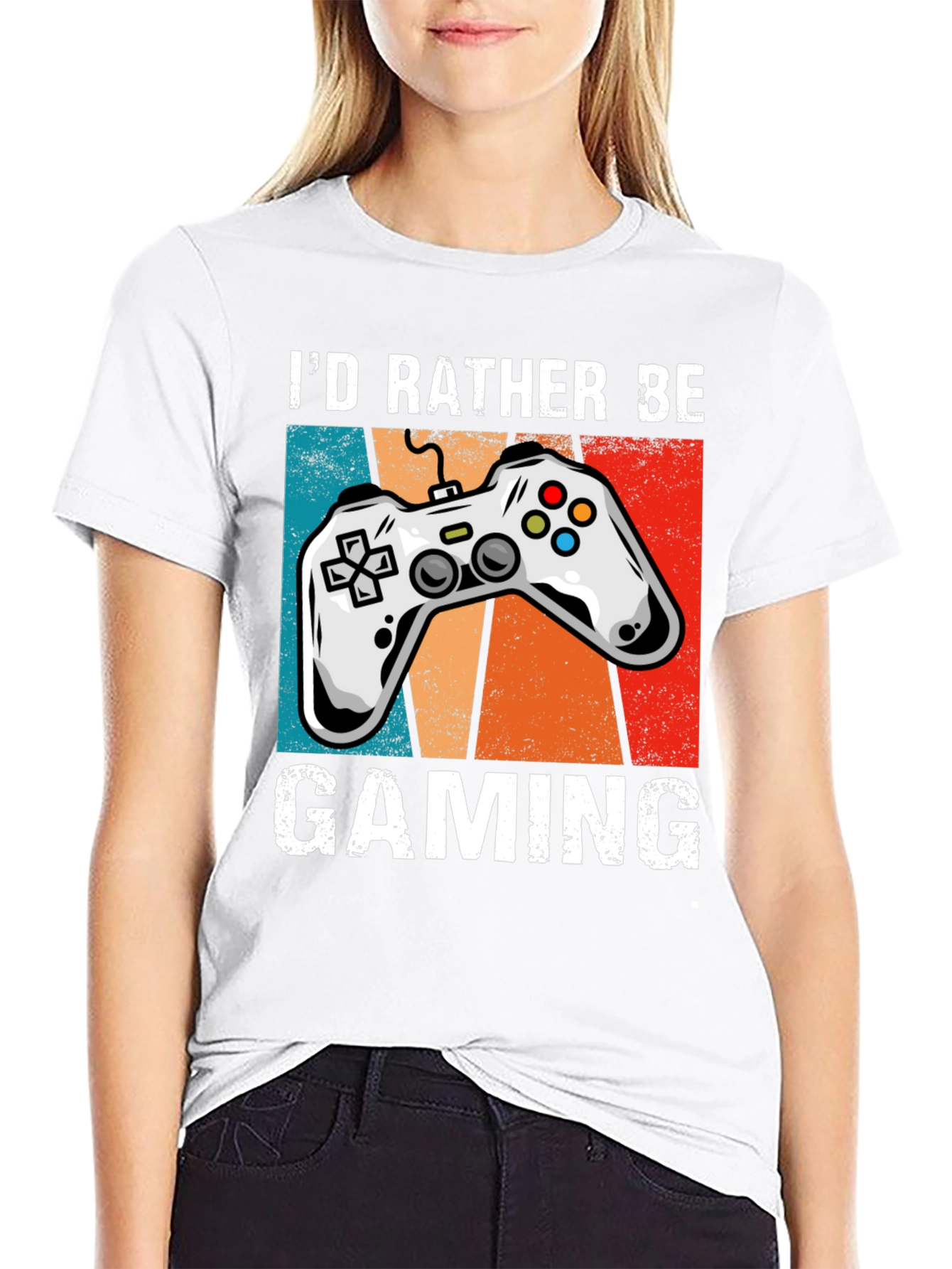 Id Rather Be Gaming T-Shirt - Gamer Tee