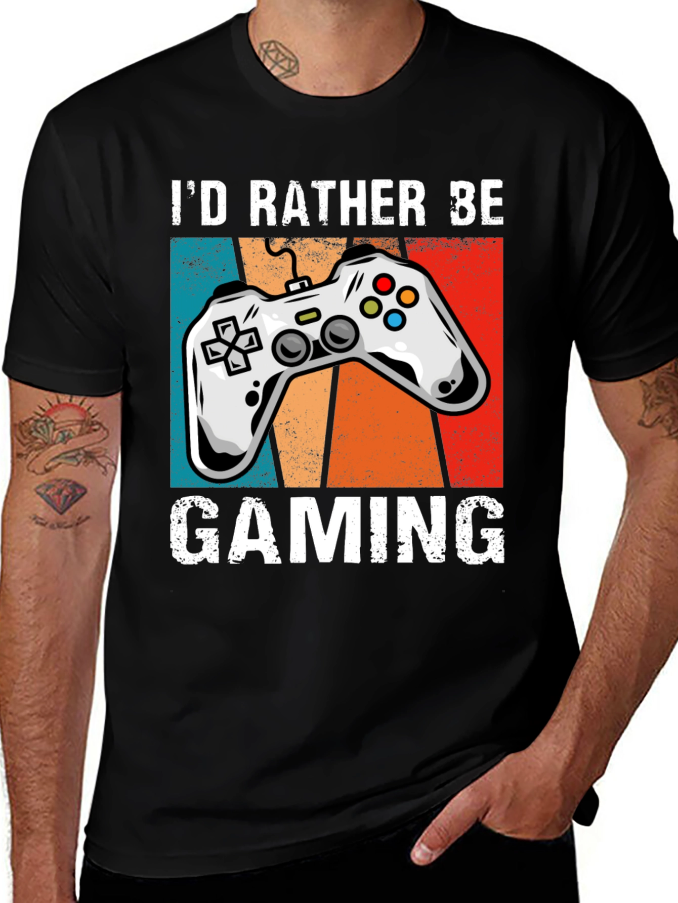 Id Rather Be Gaming T-Shirt - Gamer Tee