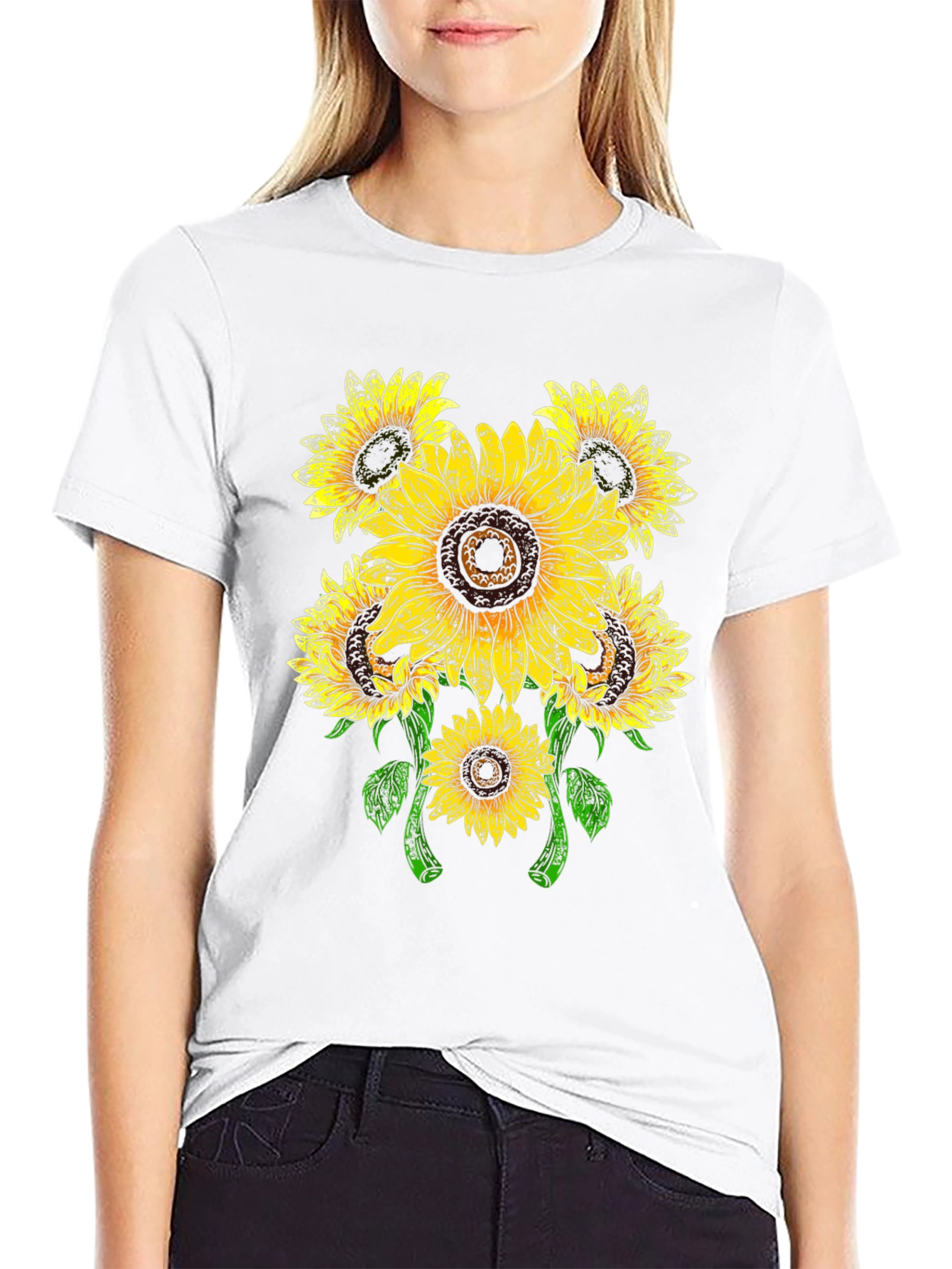 Sunflower Graphic T-Shirt