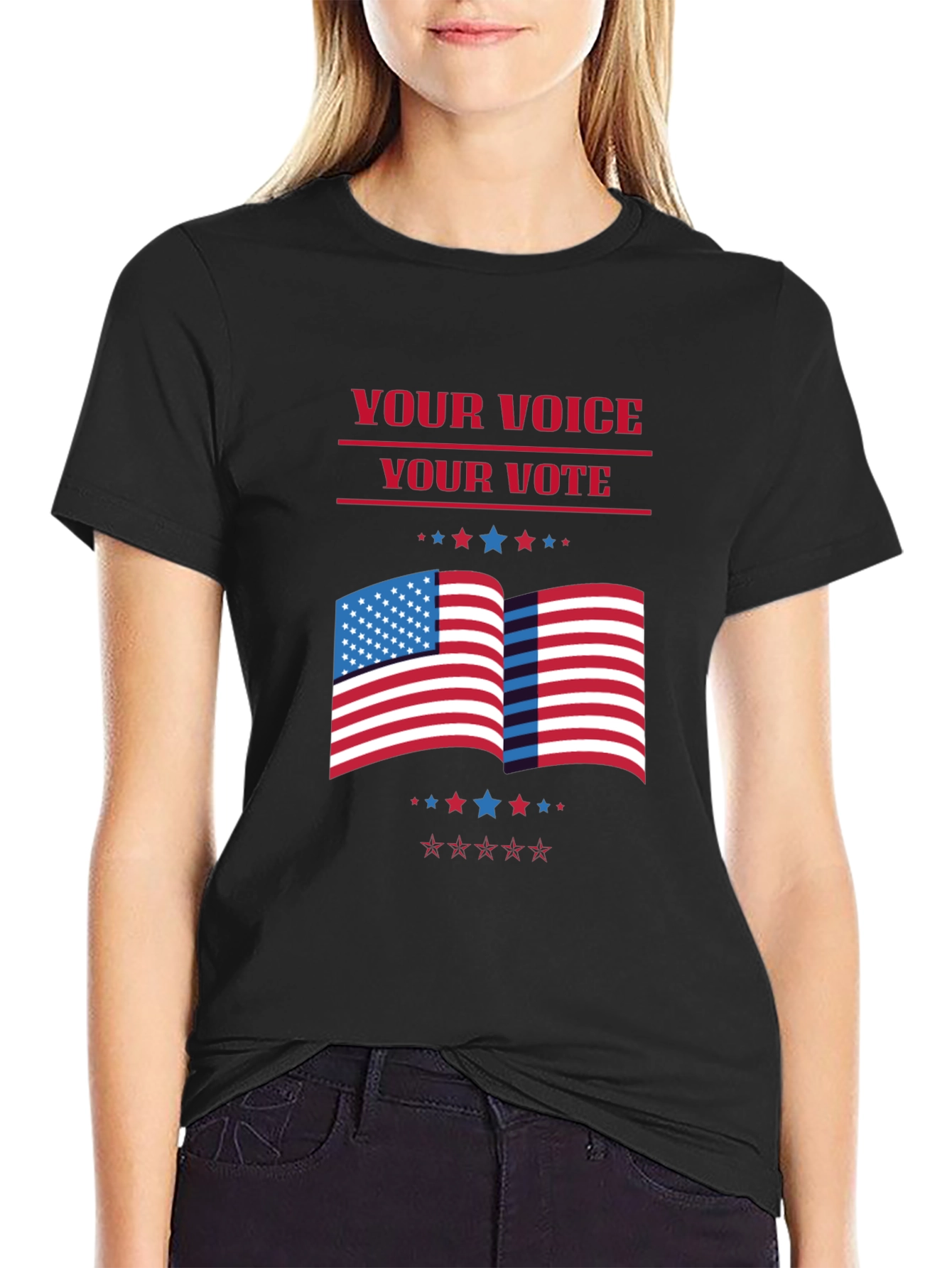 Your Voice Your Vote Patriotic T-Shirt