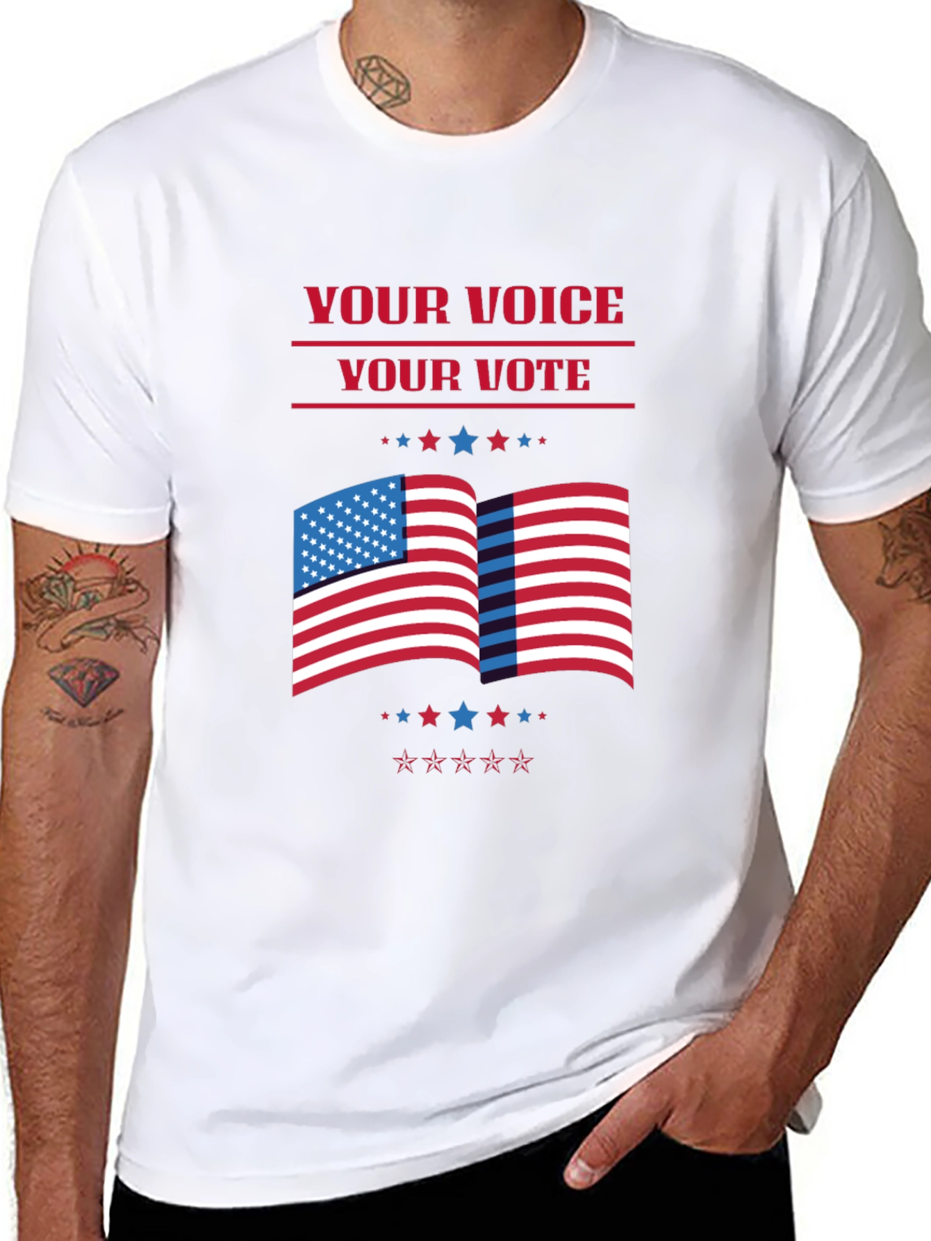 Your Voice Your Vote Patriotic T-Shirt