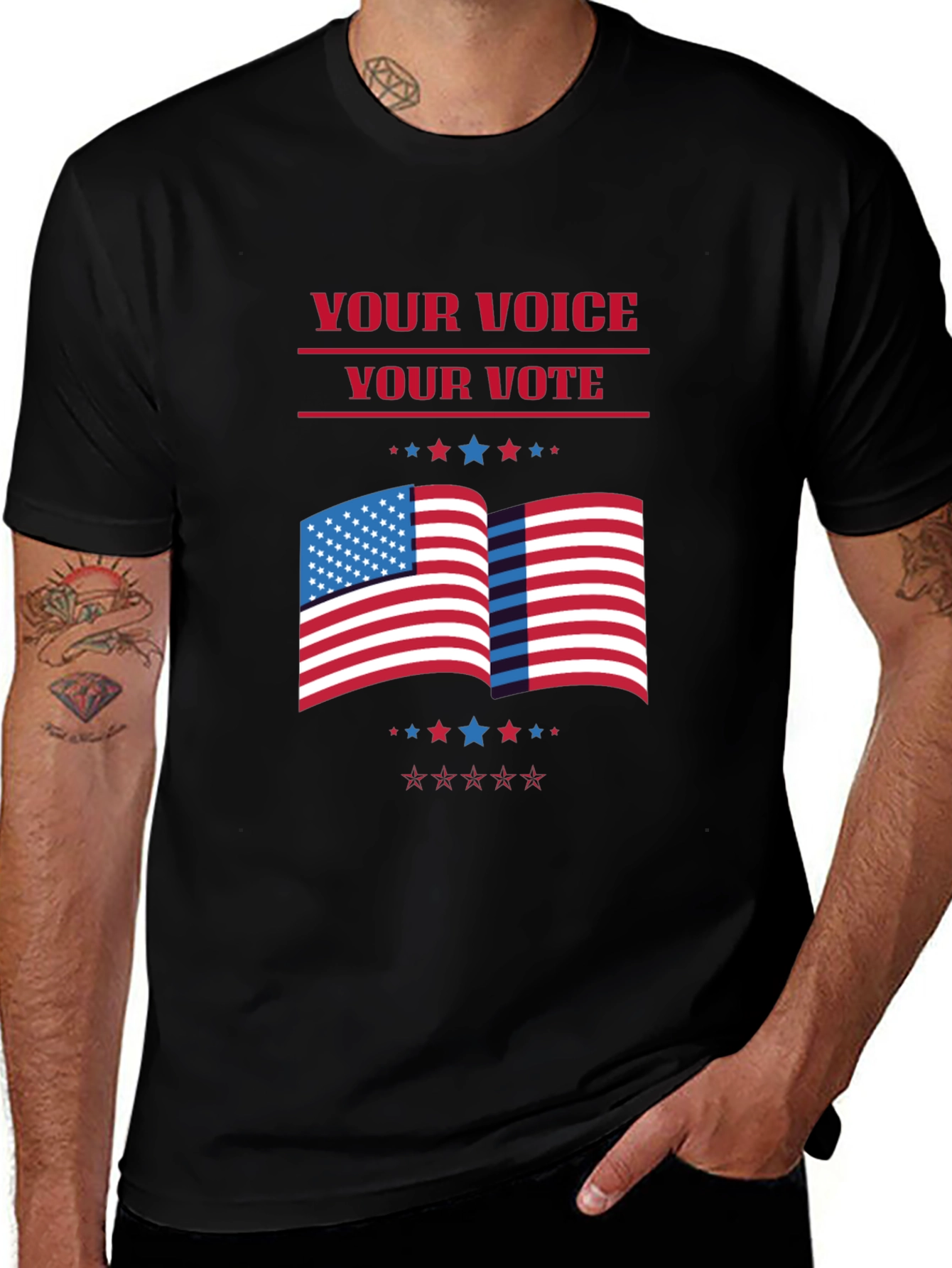 Your Voice Your Vote Patriotic T-Shirt