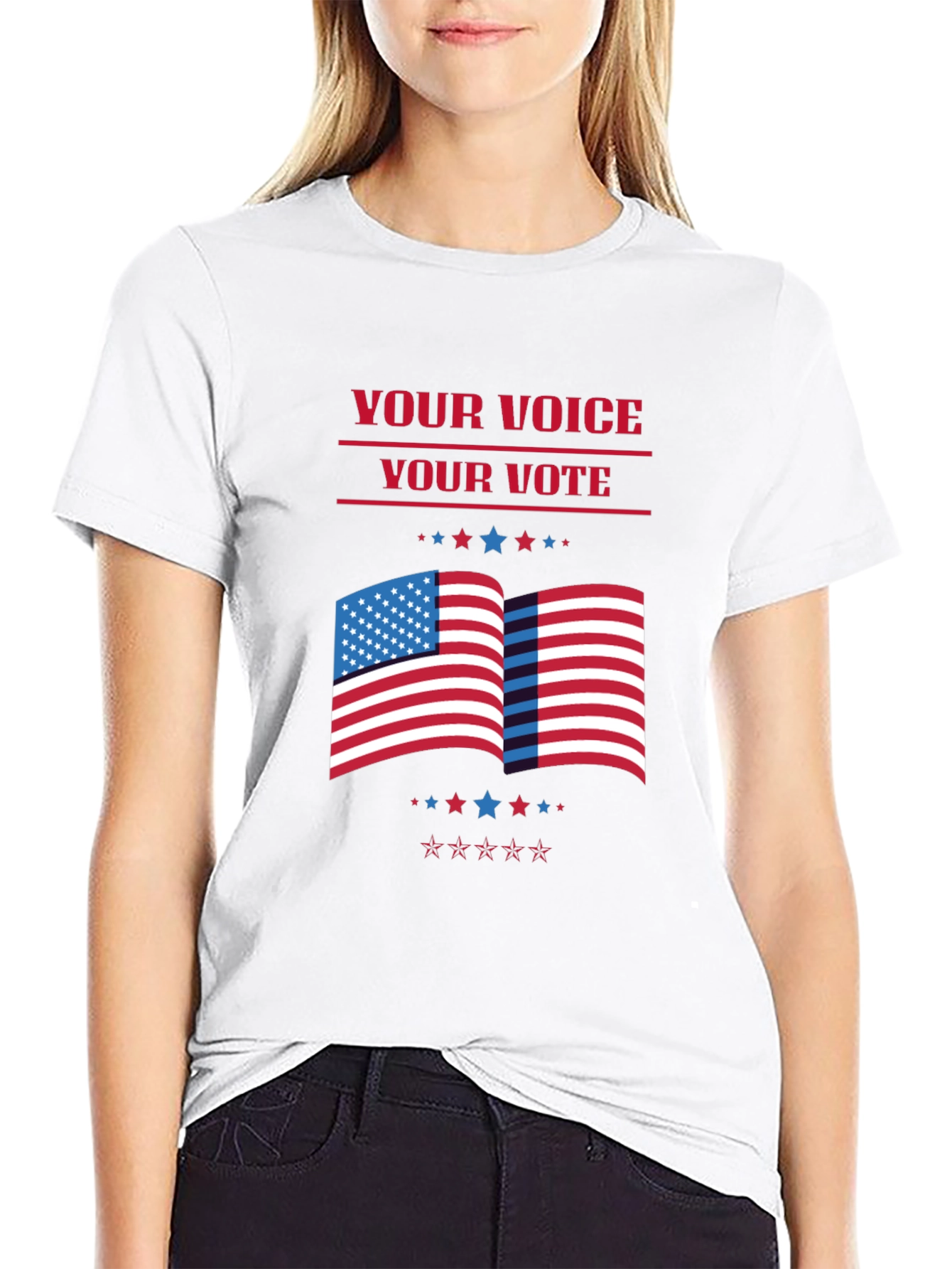 Your Voice Your Vote Patriotic T-Shirt