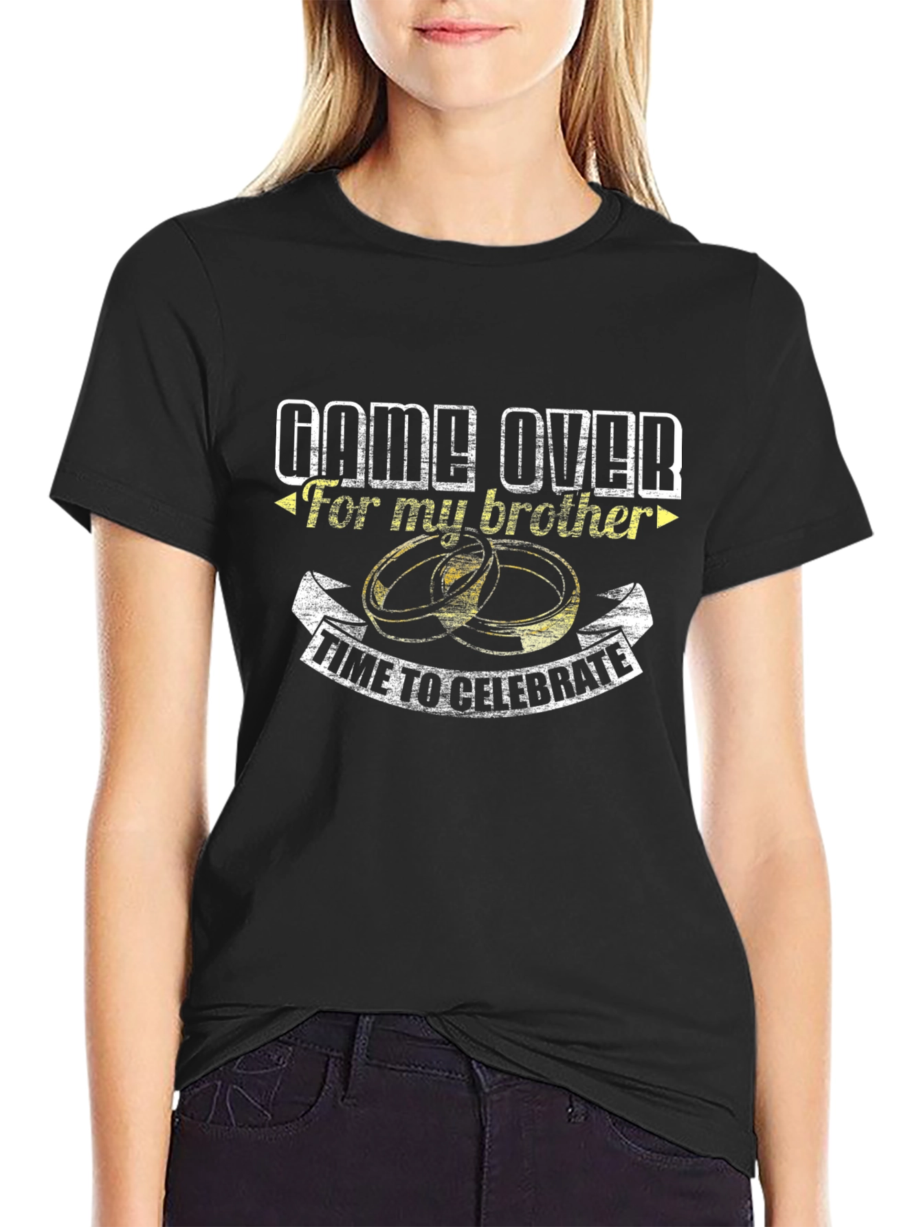 Game Over Brother T-Shirt - Celebrate Wedding!