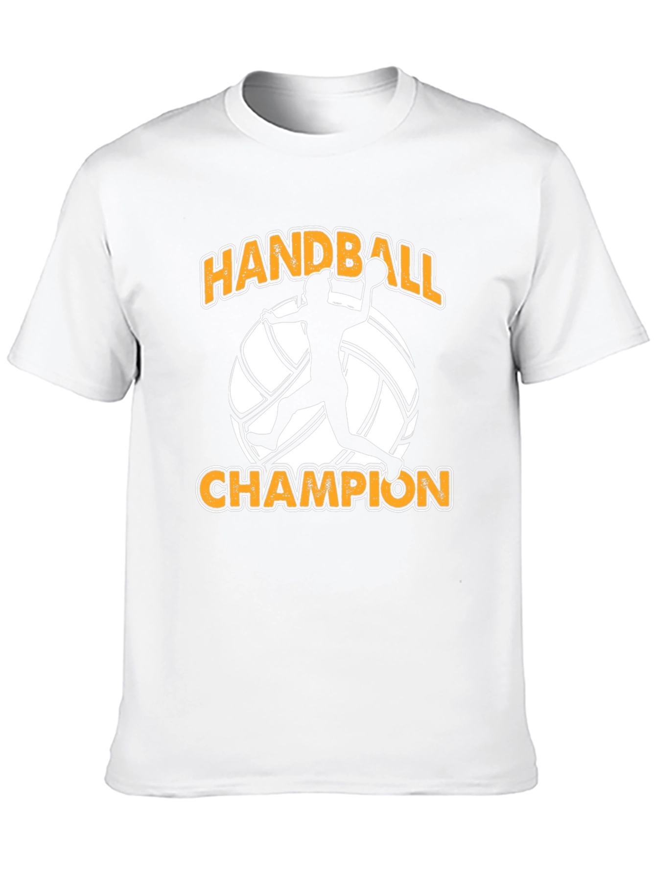 Handball Champion Black T-Shirt for Sports Fans