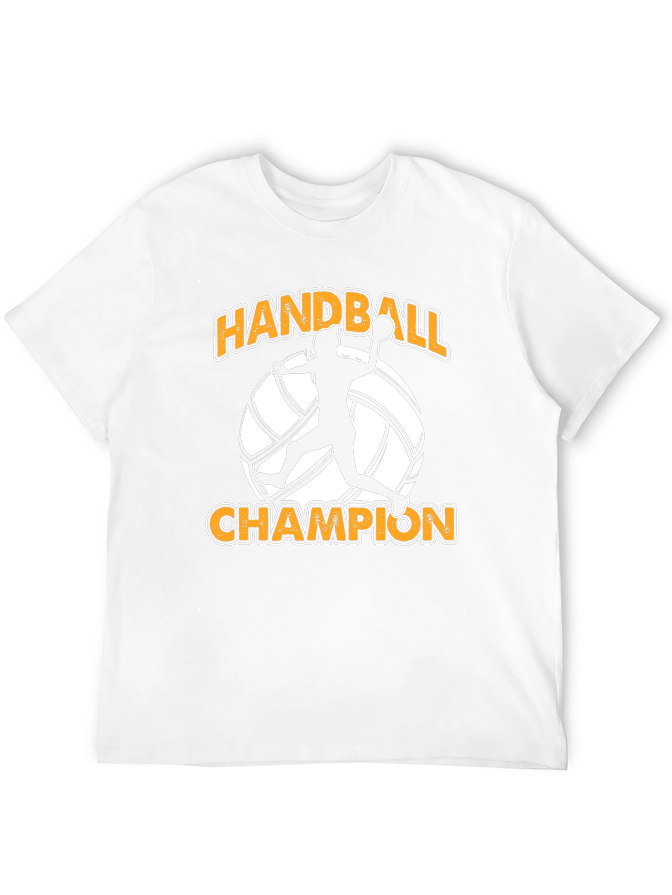 Handball Champion Black T-Shirt for Sports Fans
