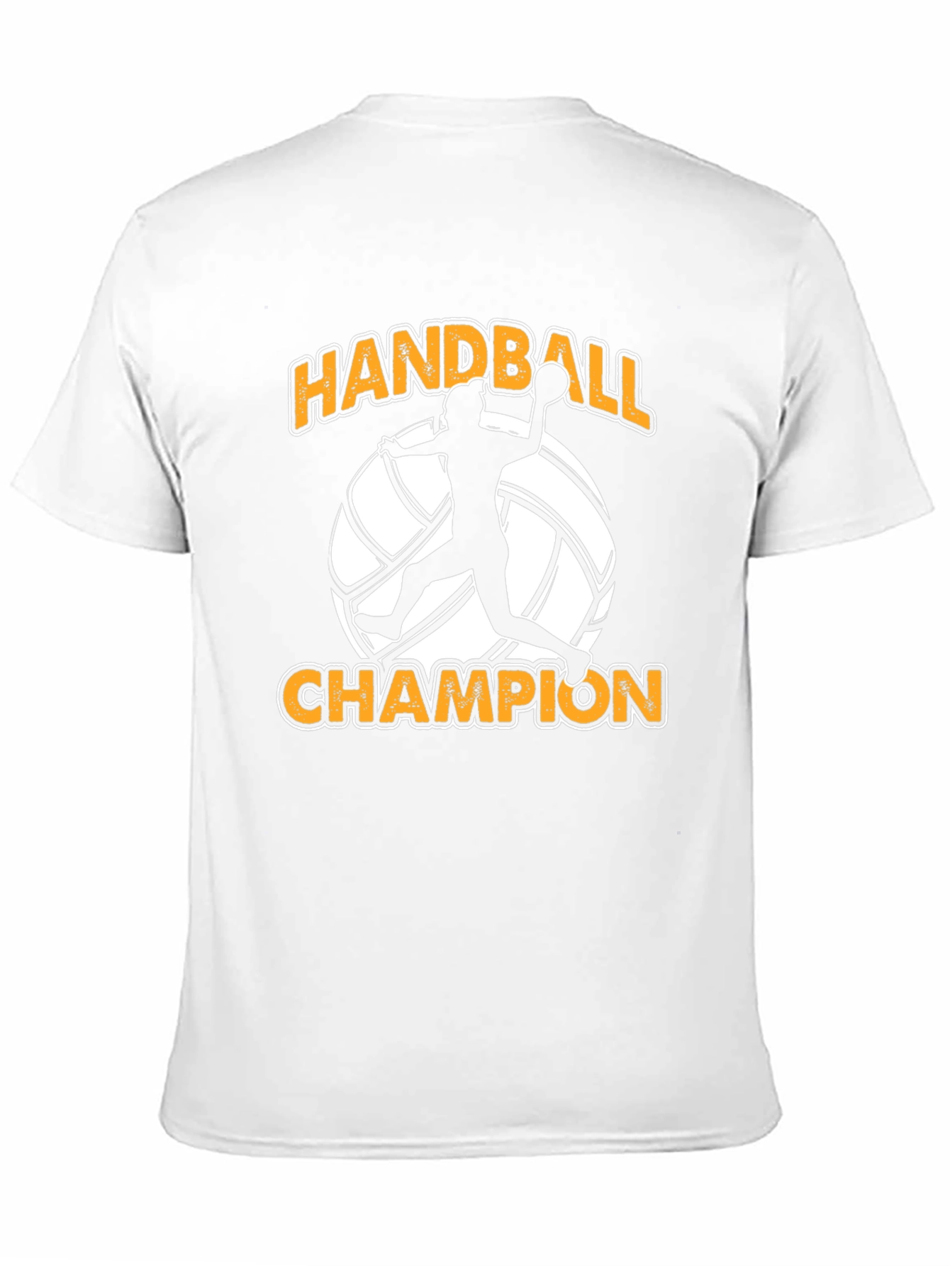 Handball Champion Black T-Shirt for Sports Fans