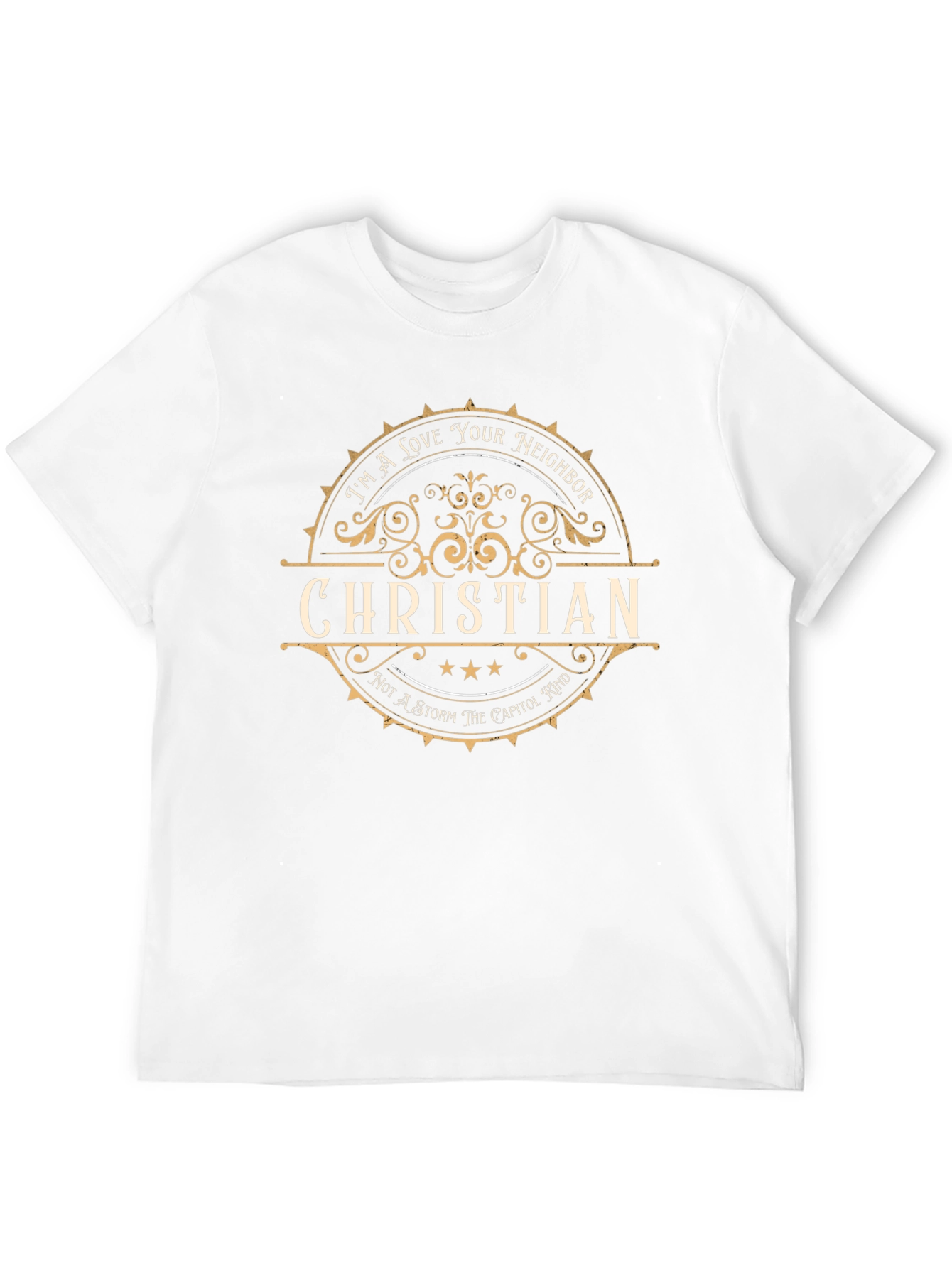 Im a Love Your Neighbor Christian Black T-Shirt