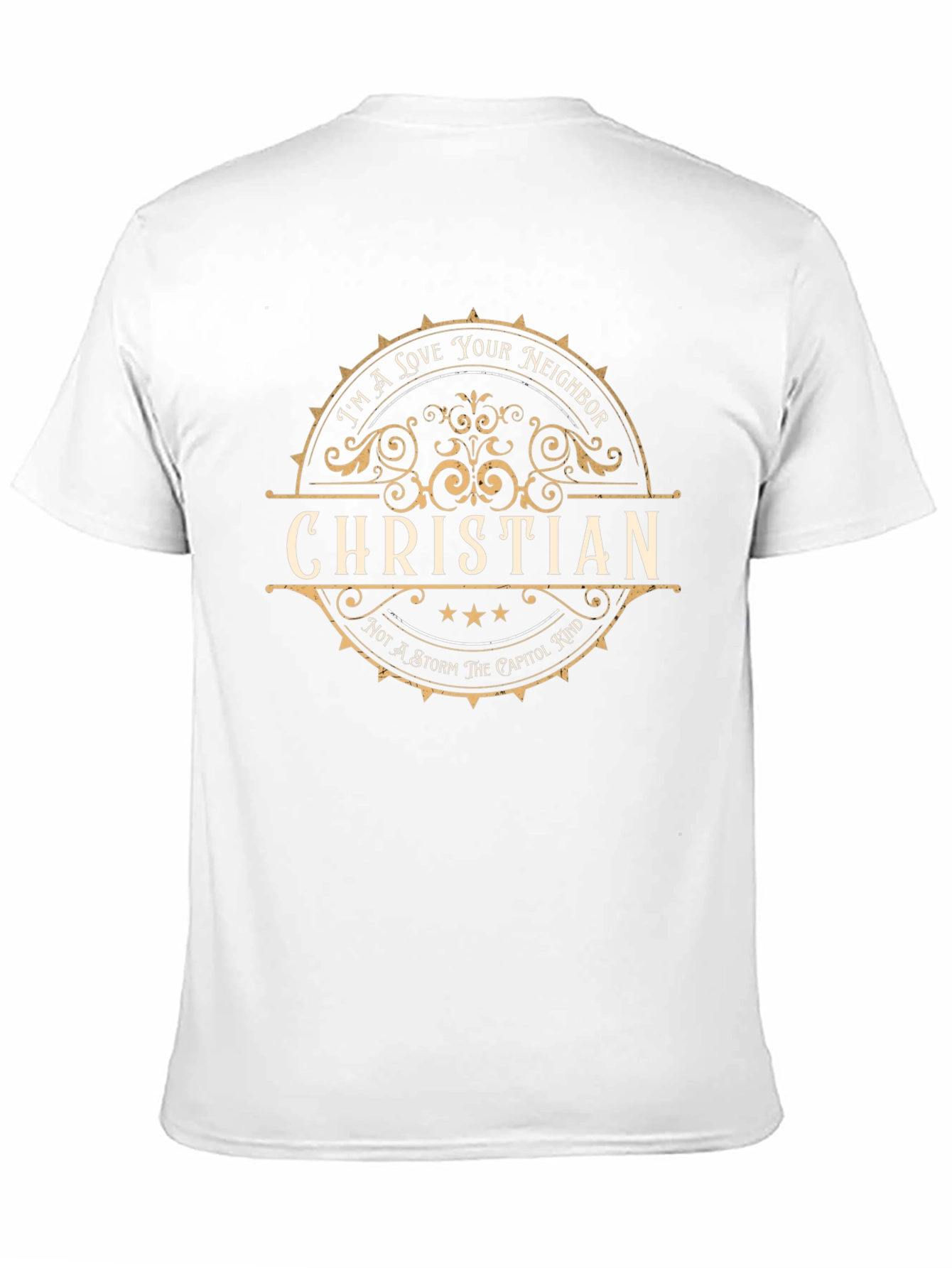 Im a Love Your Neighbor Christian Black T-Shirt