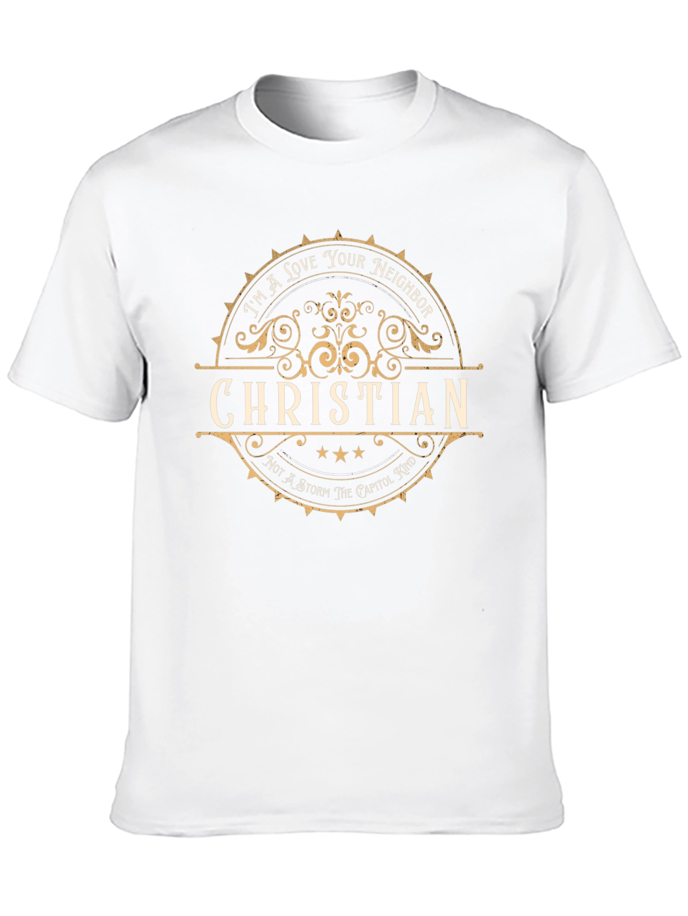 Im a Love Your Neighbor Christian Black T-Shirt