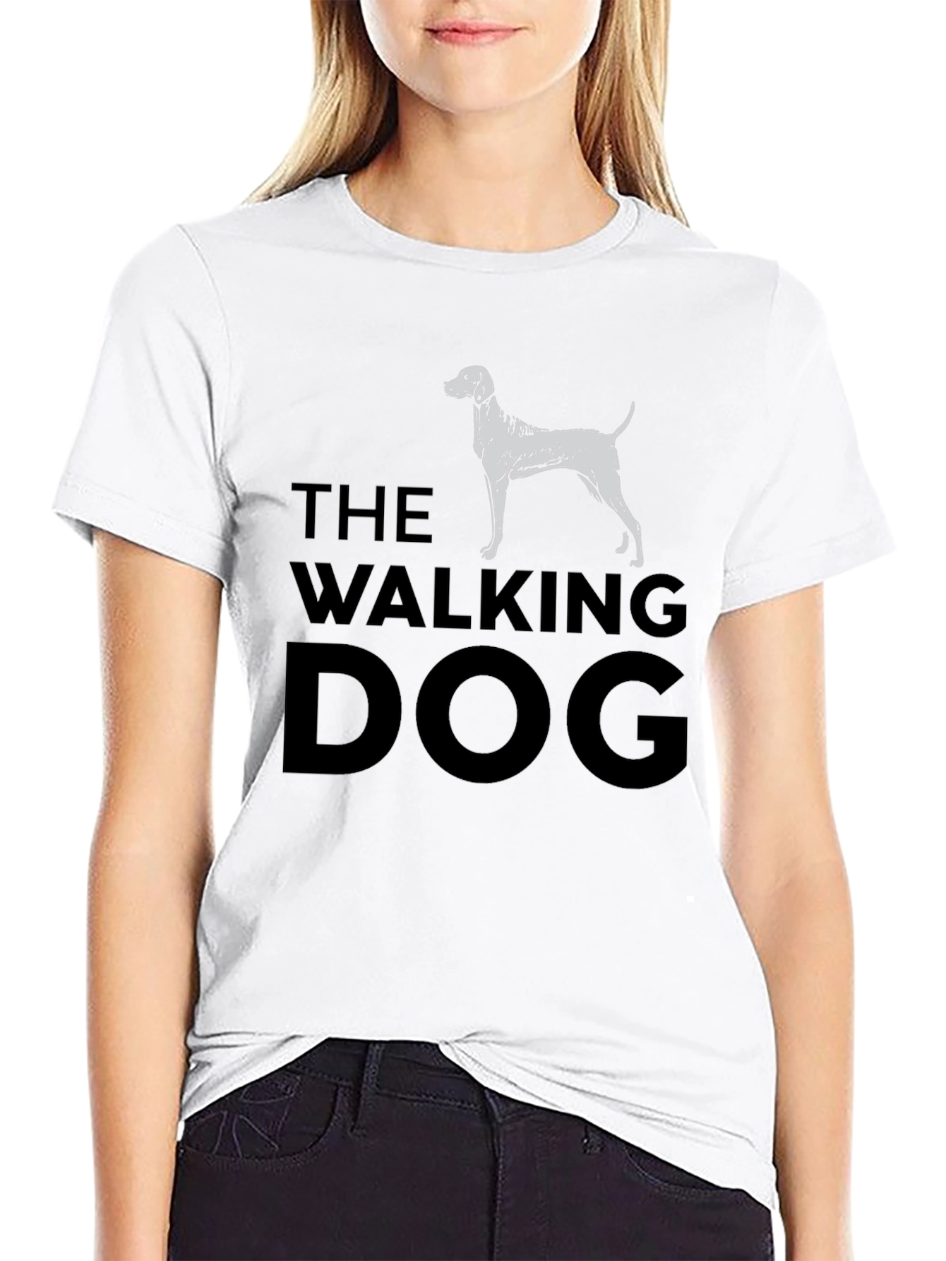 The Walking Dog Graphic Tee - Black