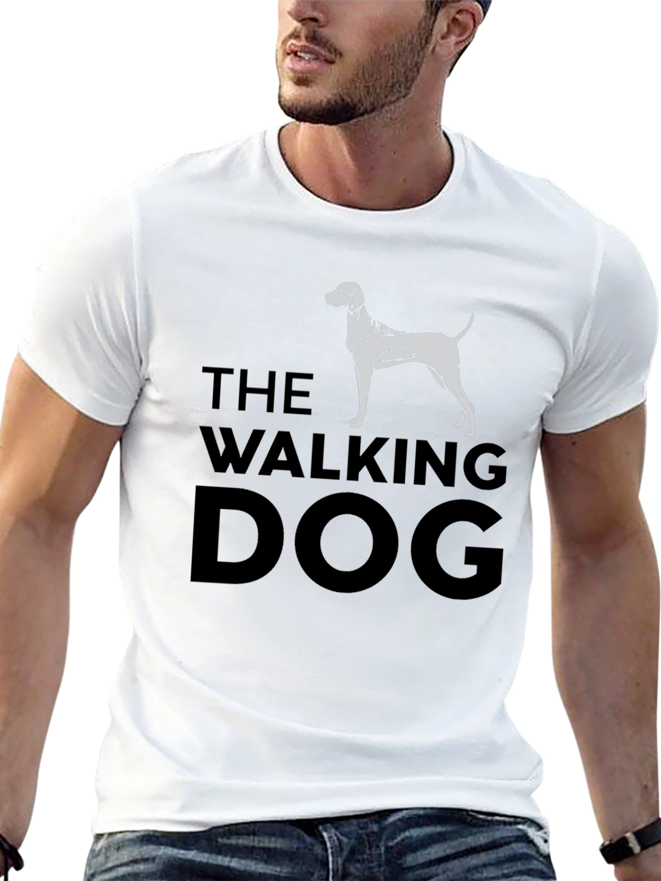 The Walking Dog Graphic Tee - Black