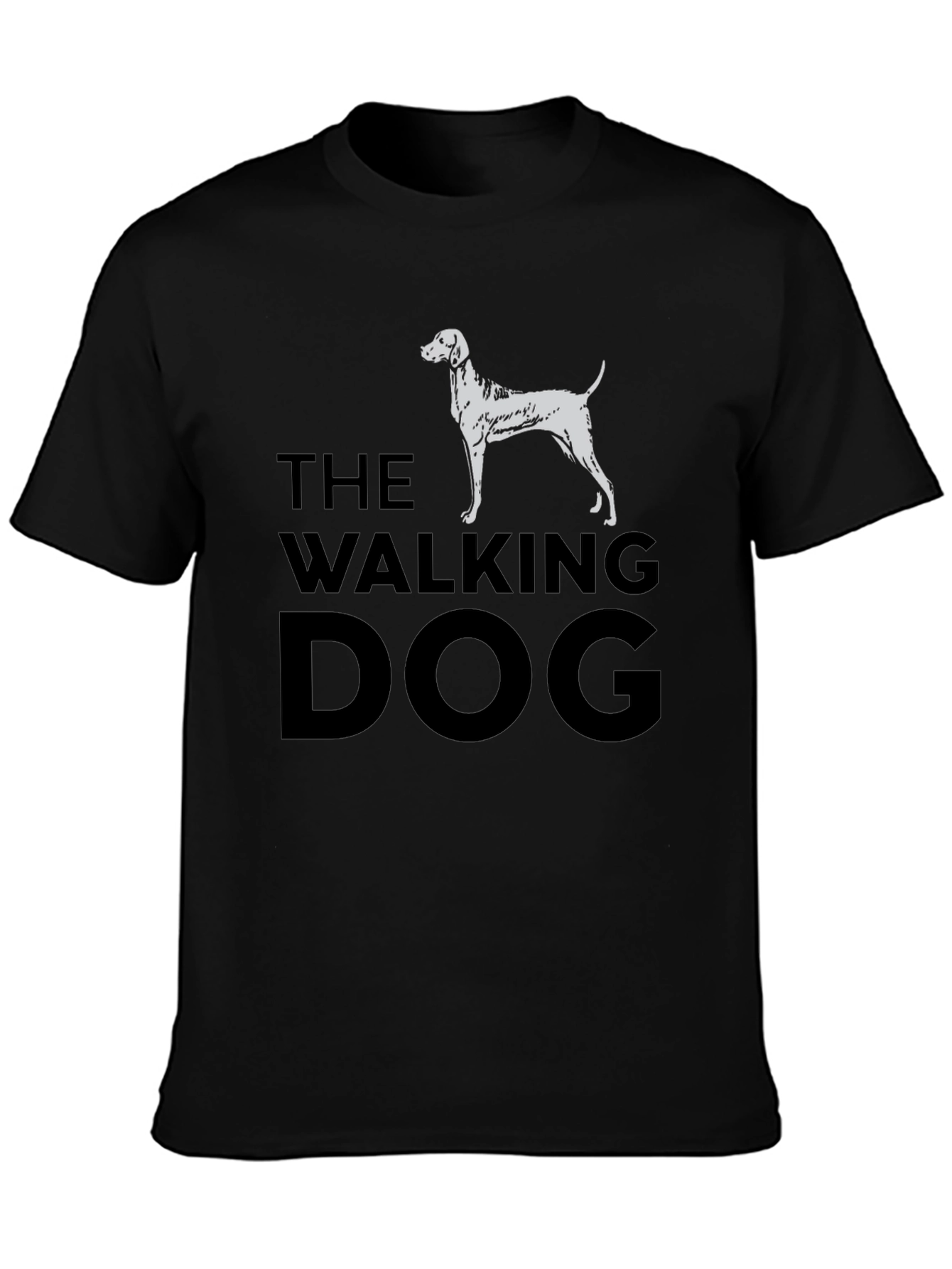 The Walking Dog Graphic Tee - Black