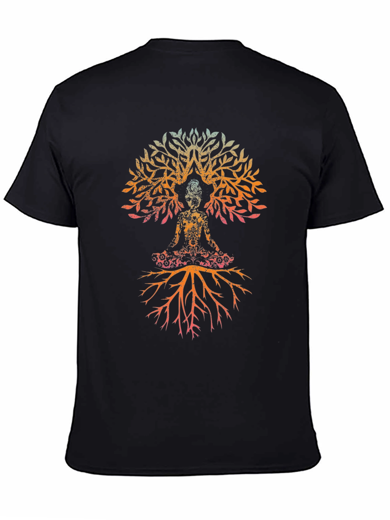 Tree of Life Yoga Black T-Shirt