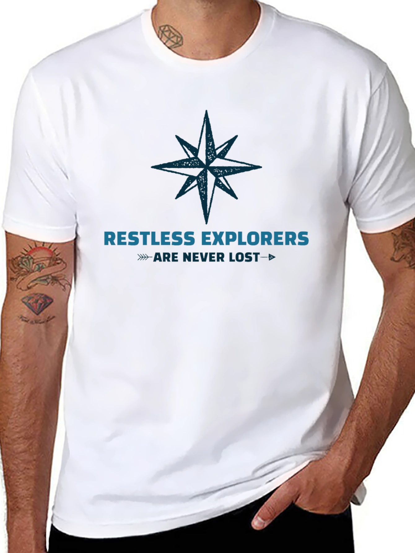 Restless Explorers T-Shirt - Adventure Awaits