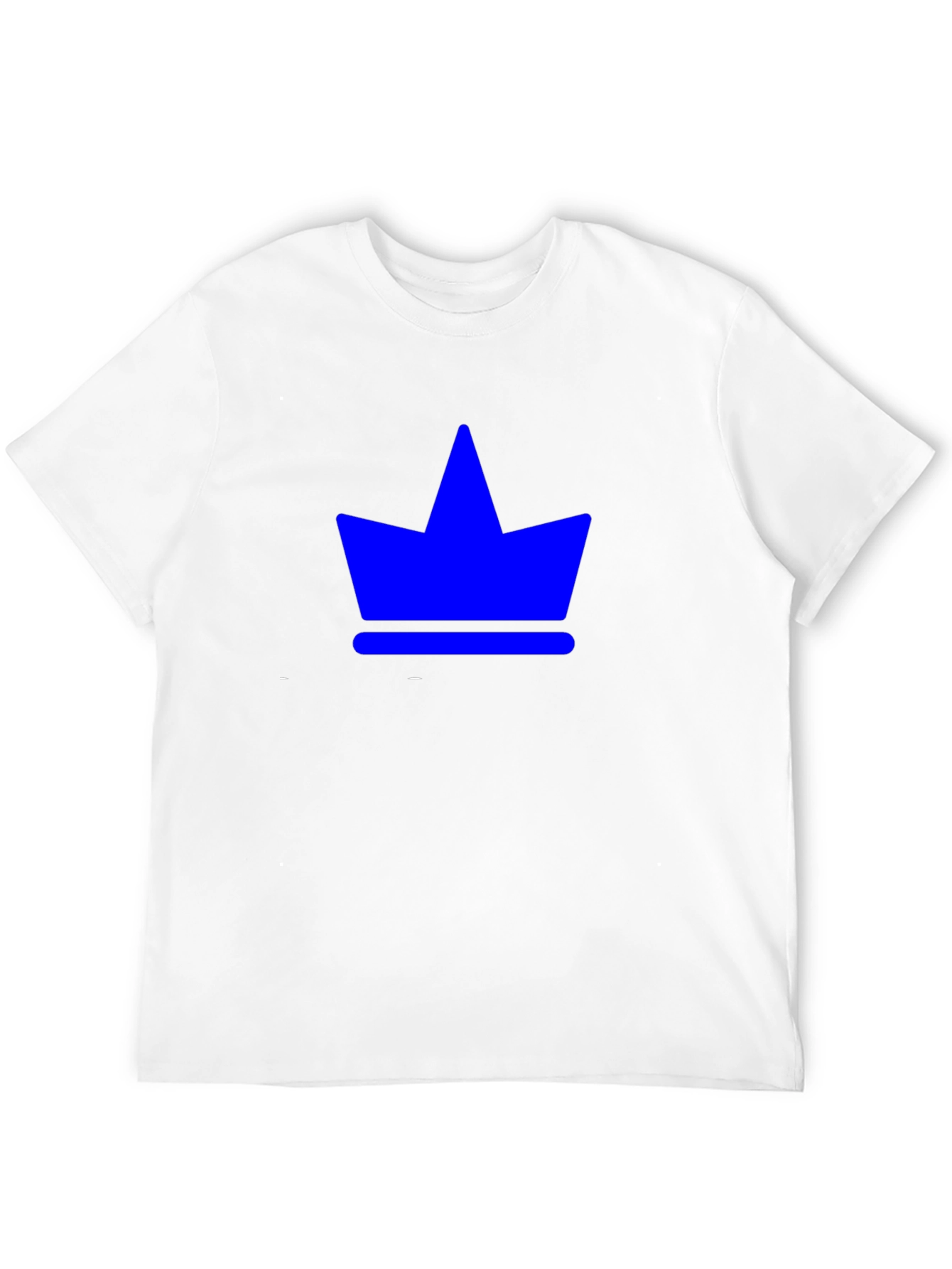 Crown Graphic Tee - Royal Blue