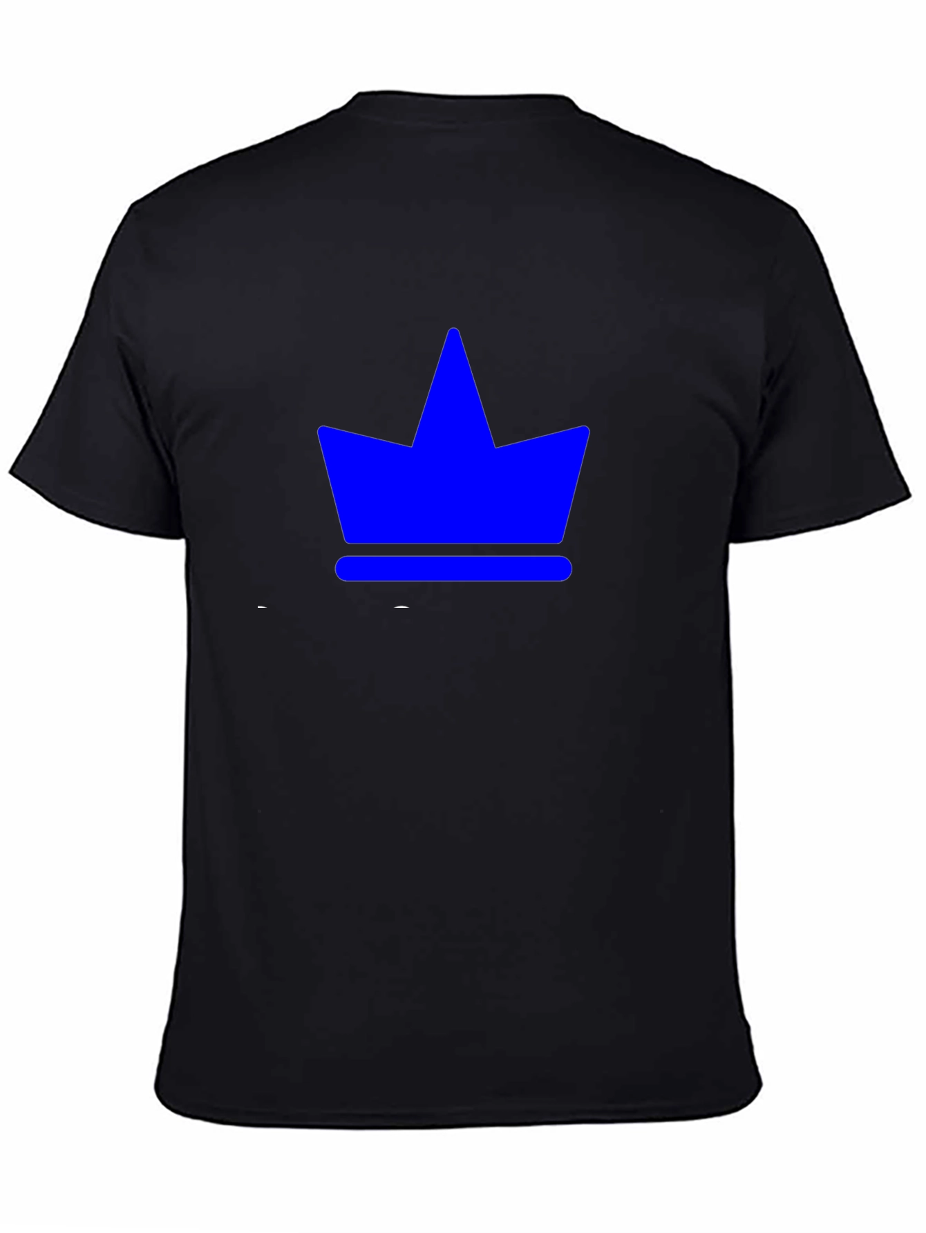 Crown Graphic Tee - Royal Blue
