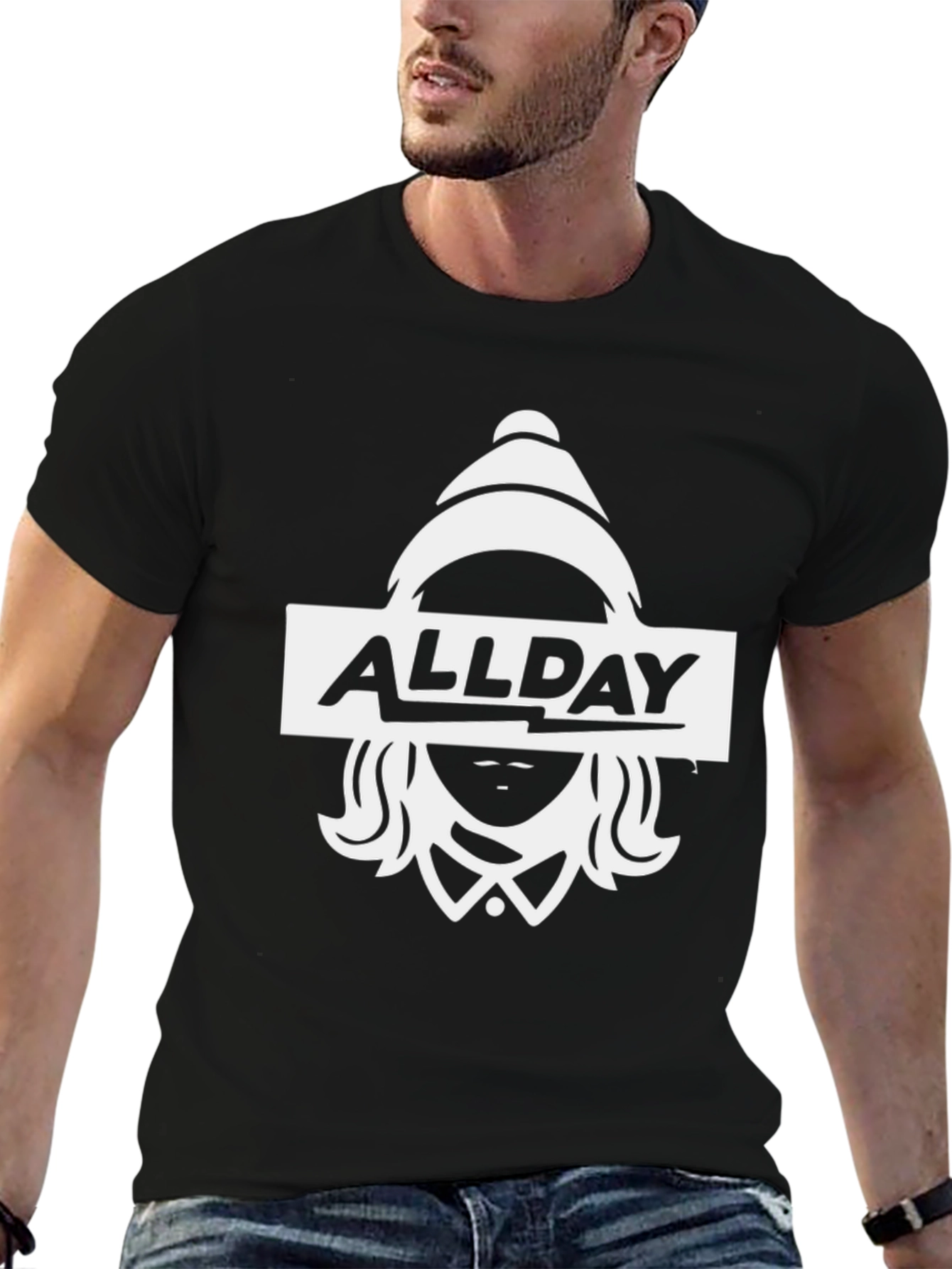 AllDay Black Graphic T-Shirt
