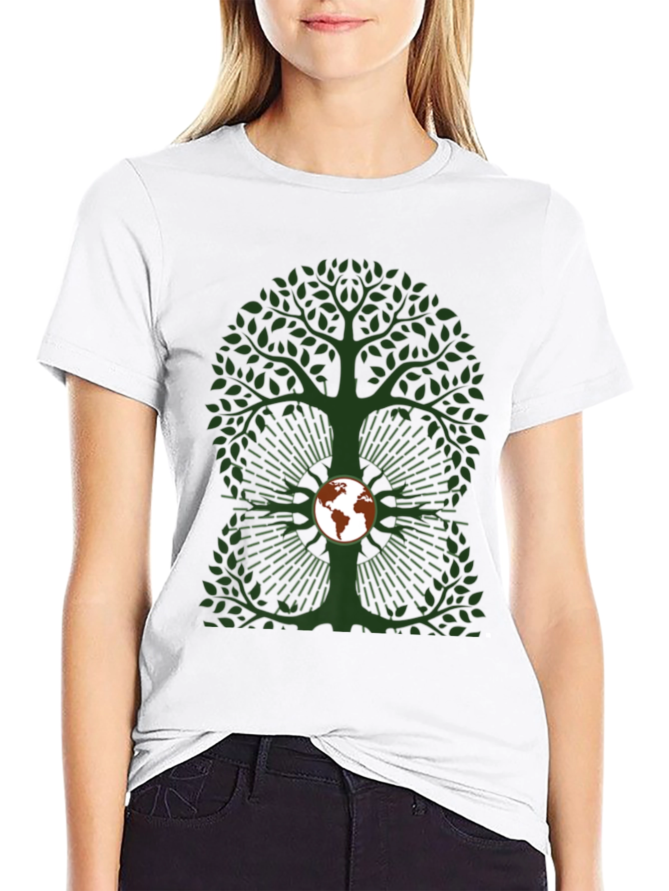 Earth Tree Graphic Tee - Eco-Friendly Design