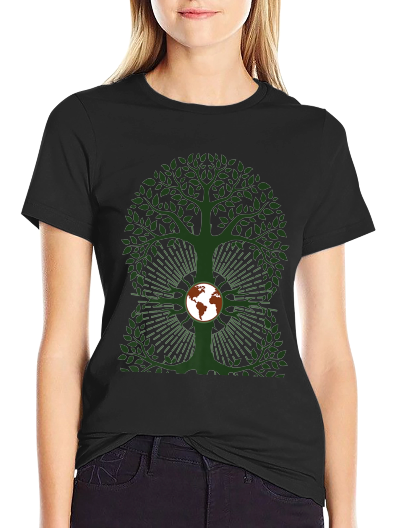 Earth Tree Graphic Tee - Eco-Friendly Design