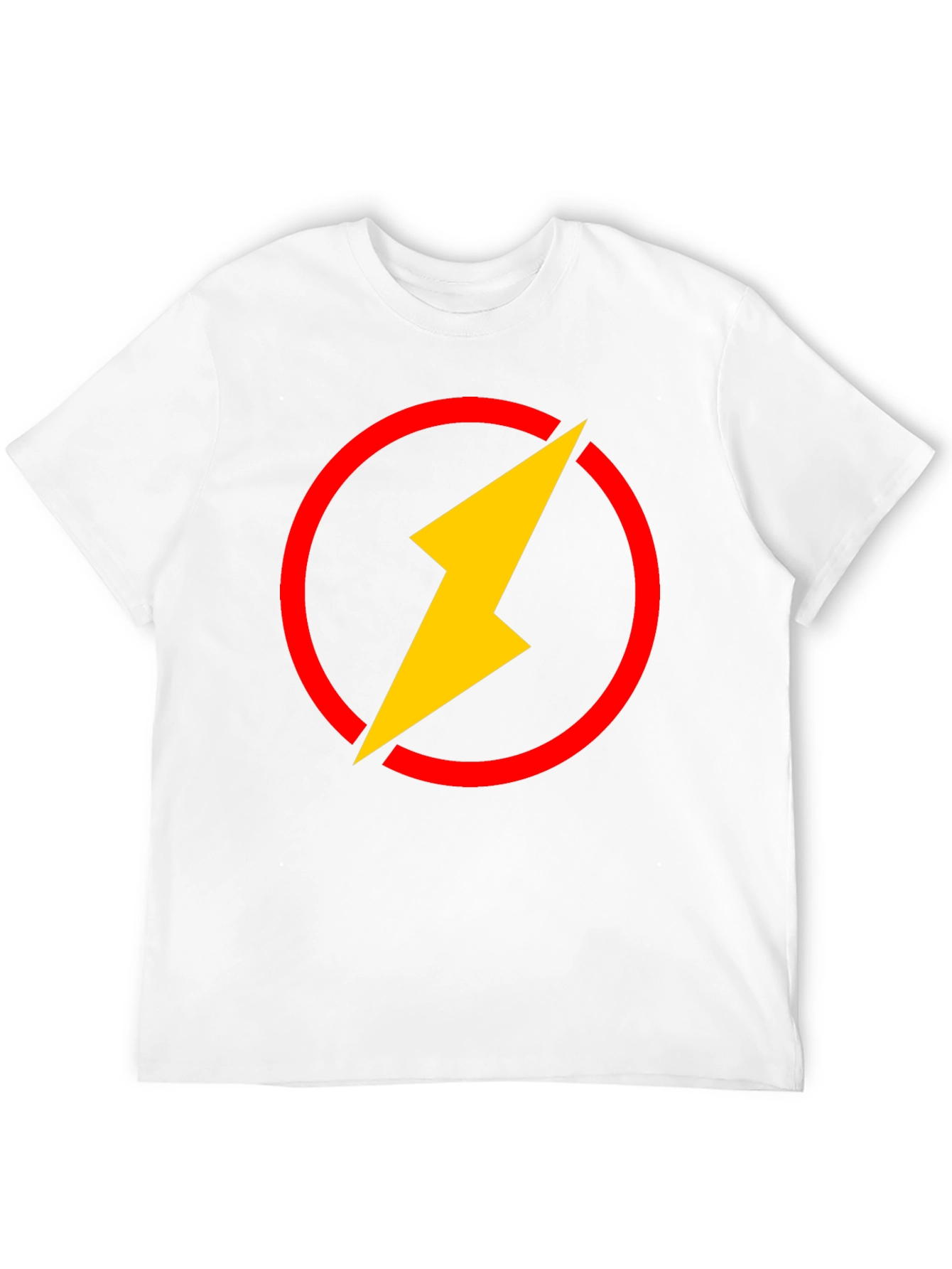 Flash Logo Black T-Shirt - Graphic Tee
