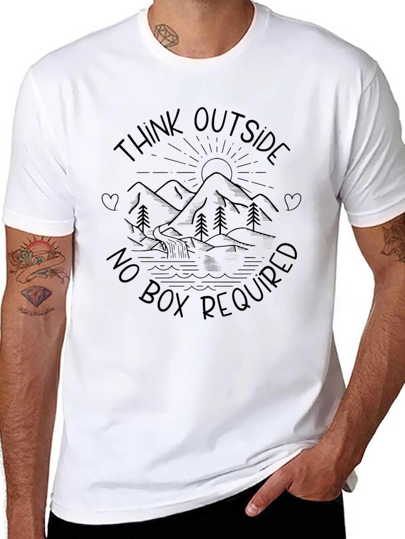 Think Outside T-Shirt - Adventure Awaits!