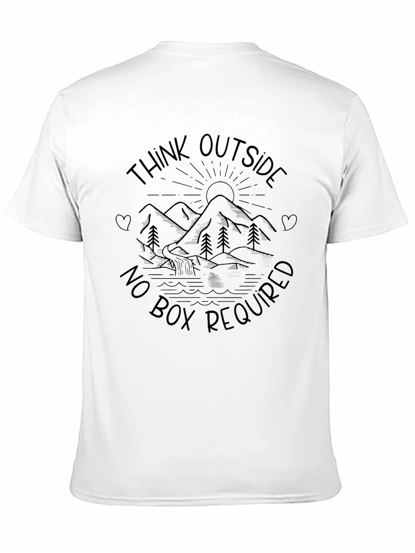 Think Outside T-Shirt - Adventure Awaits!