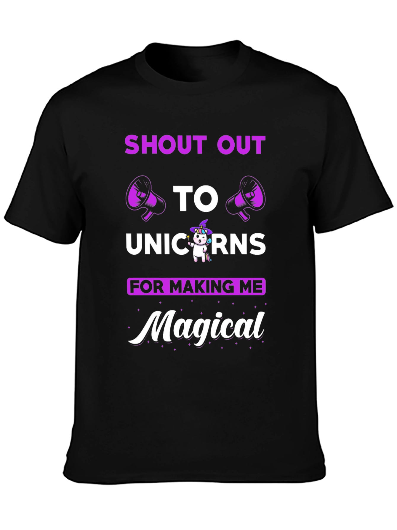 Unicorn Magical T-Shirt Novelty Graphic Tee