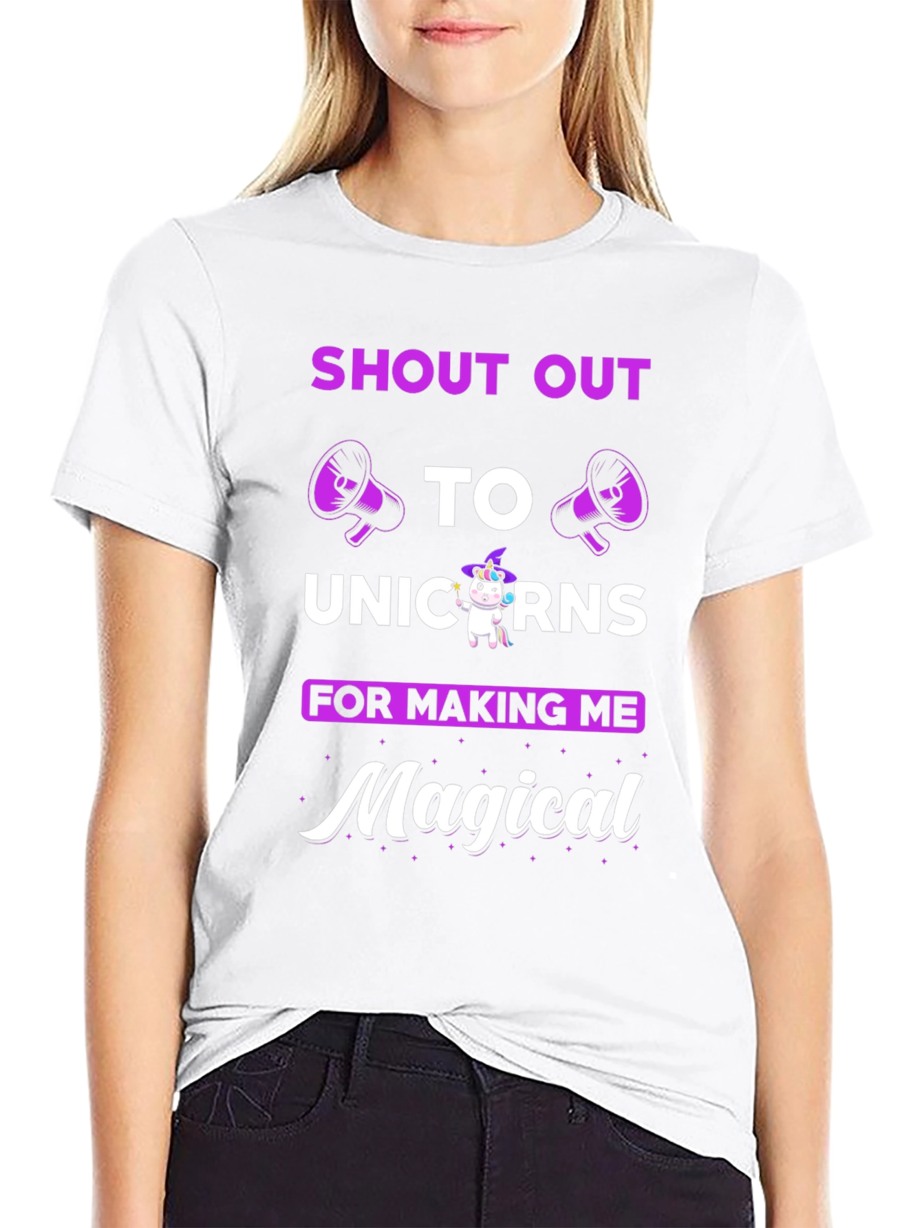 Unicorn Magical T-Shirt Novelty Graphic Tee