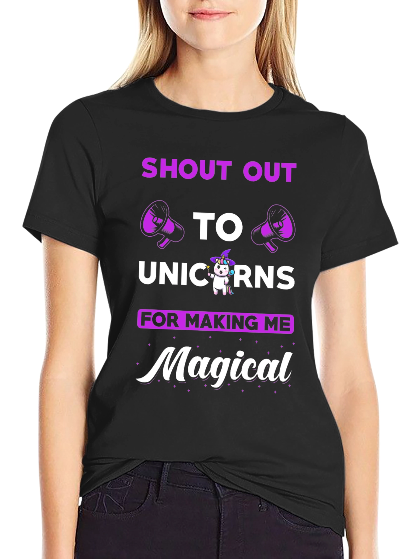 Unicorn Magical T-Shirt Novelty Graphic Tee