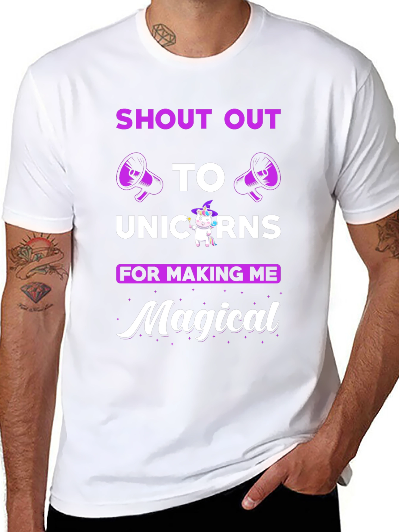 Unicorn Magical T-Shirt Novelty Graphic Tee