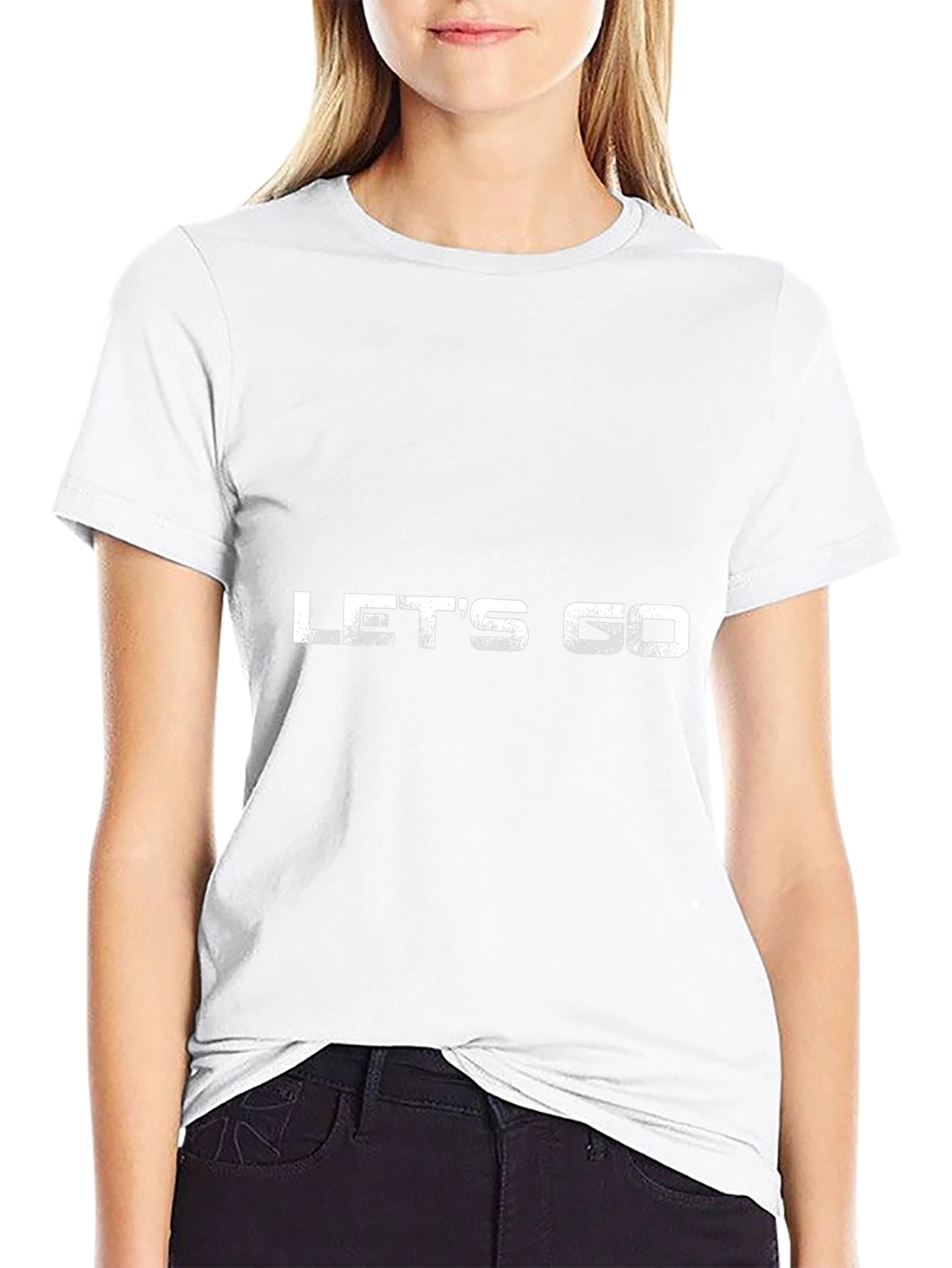 Lets Go Graphic Black T-Shirt