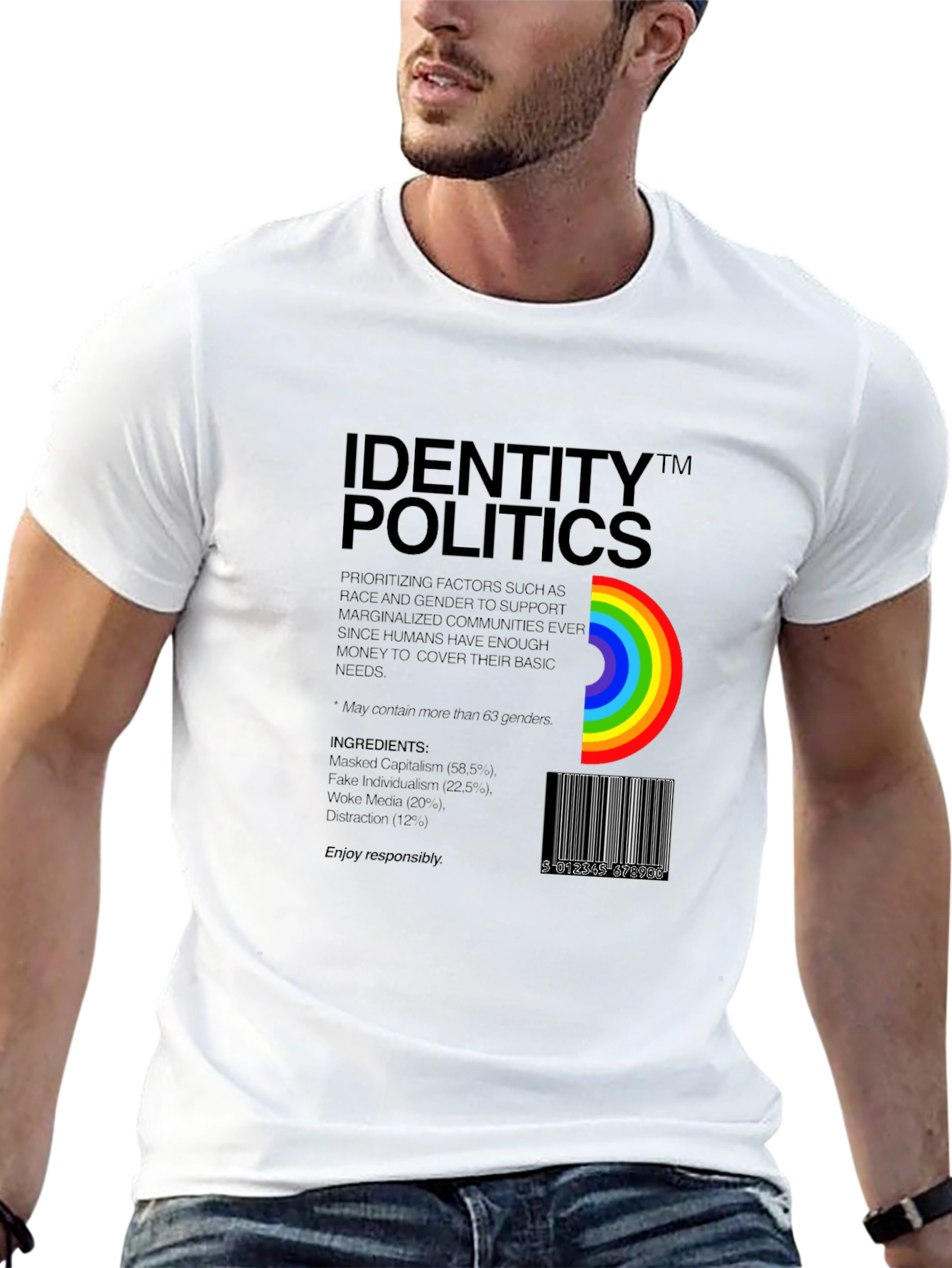 Identity Politics Rainbow T-Shirt