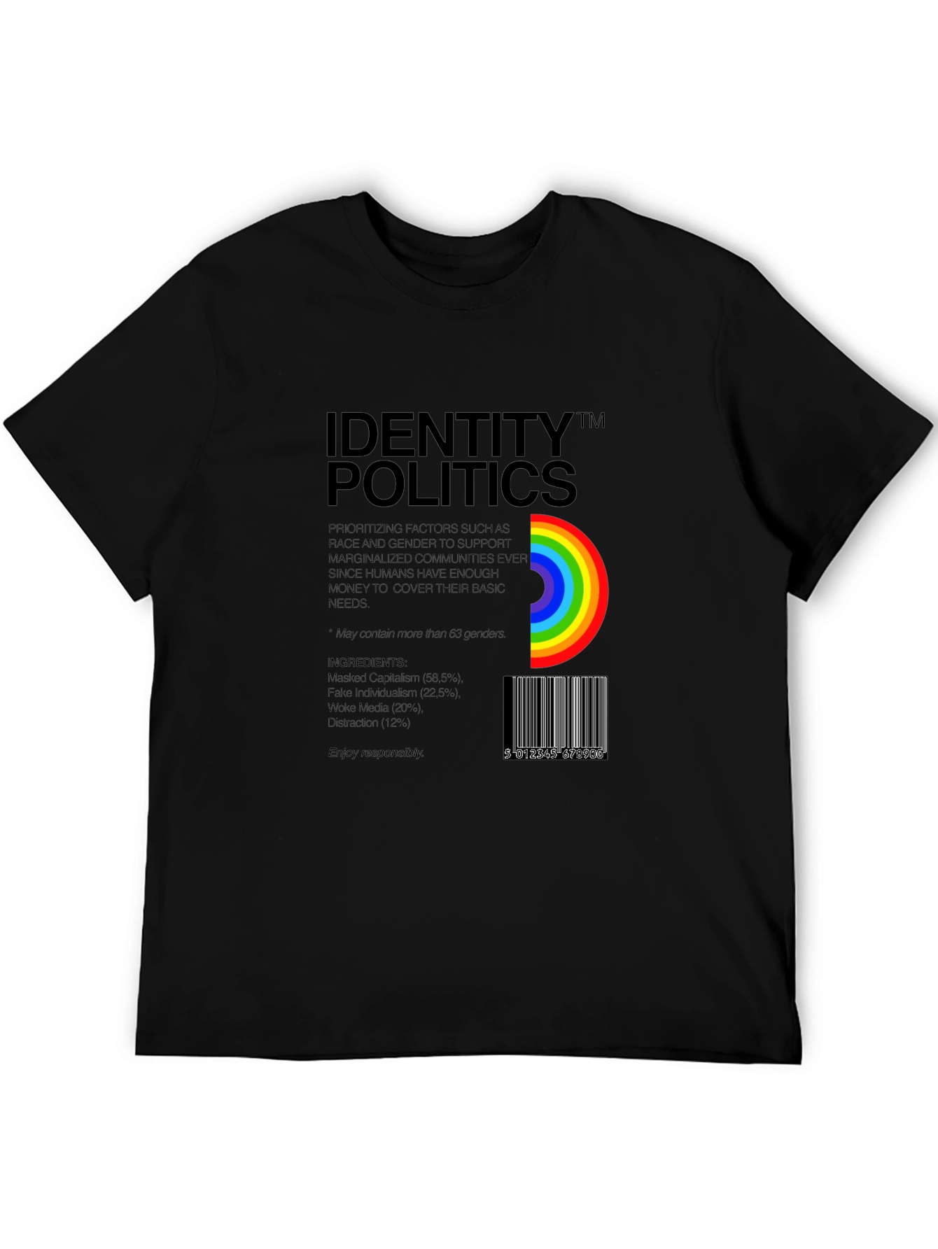 Identity Politics Rainbow T-Shirt