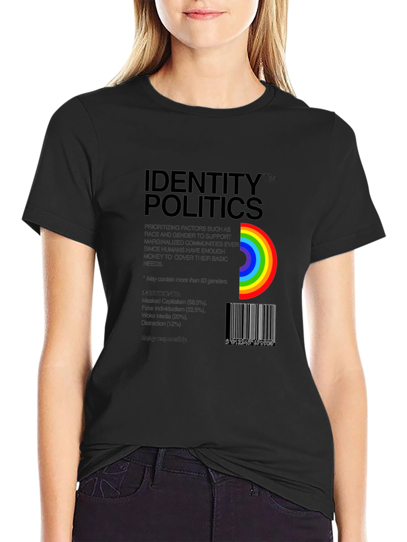 Identity Politics Rainbow T-Shirt