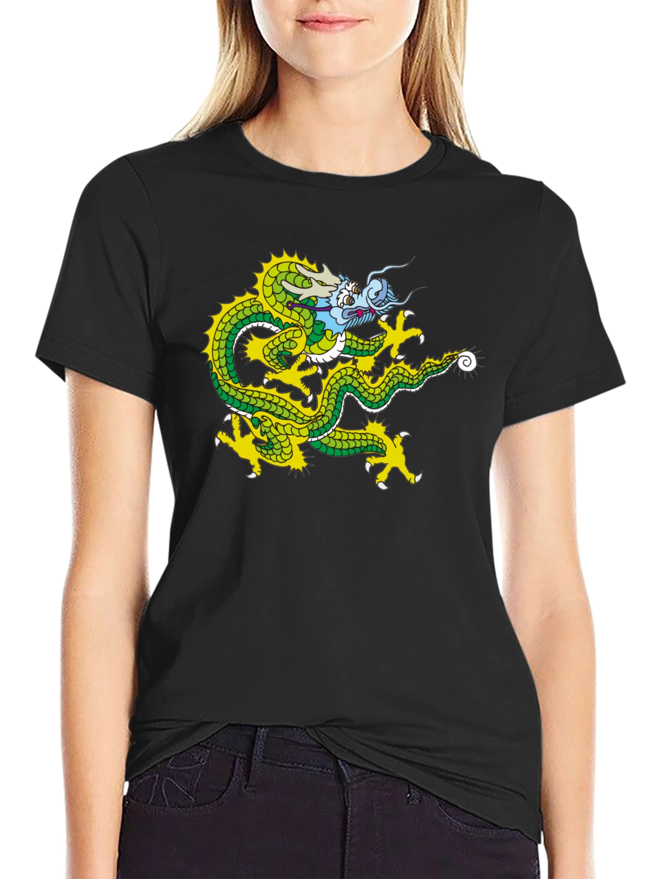 Dragon Graphic T-Shirt - Bold Artistic Design