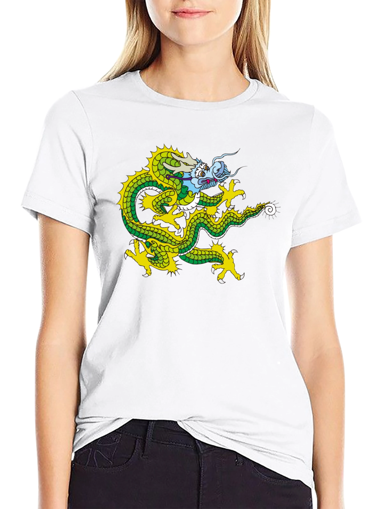 Dragon Graphic T-Shirt - Bold Artistic Design