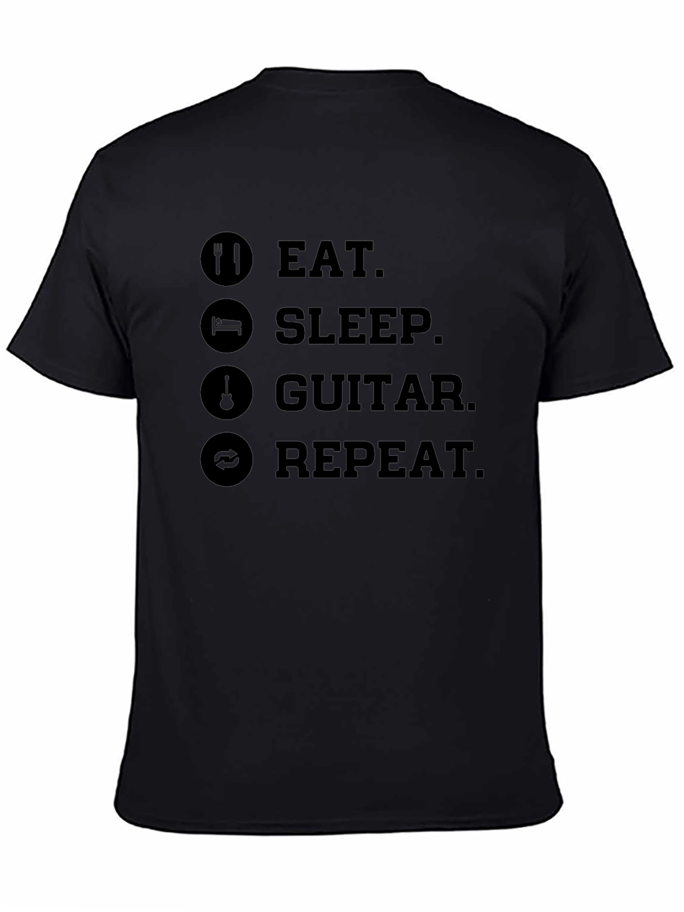 Eat Sleep Guitar Repeat T-Shirt