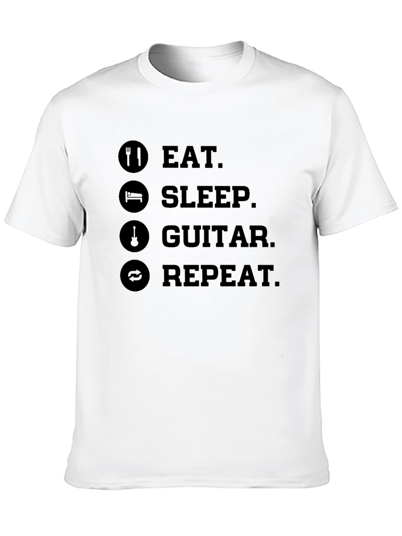 Eat Sleep Guitar Repeat T-Shirt